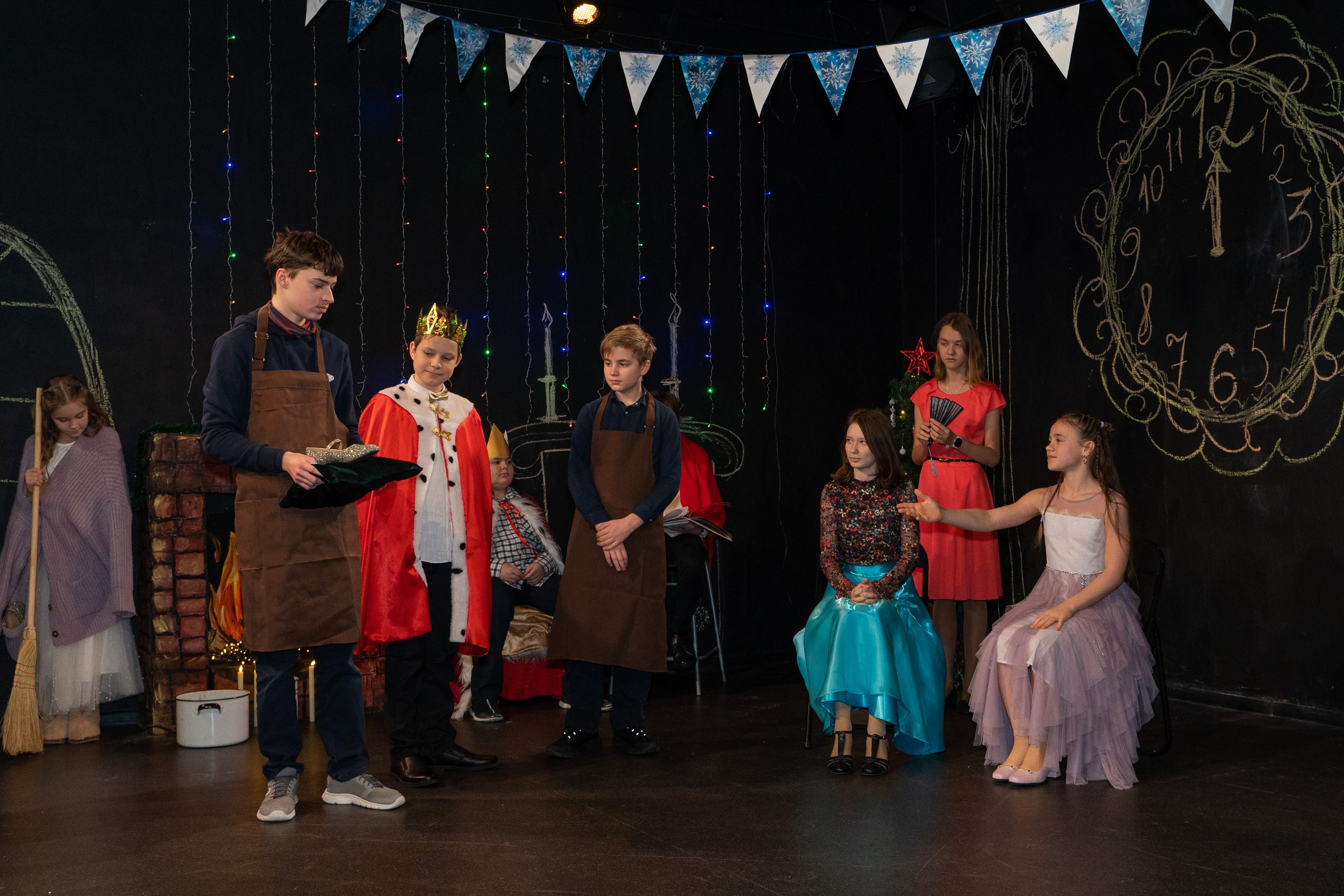 Новый год школы Фрактал. Фотограф в Санкт-Петербурге, фотодни в СПБ