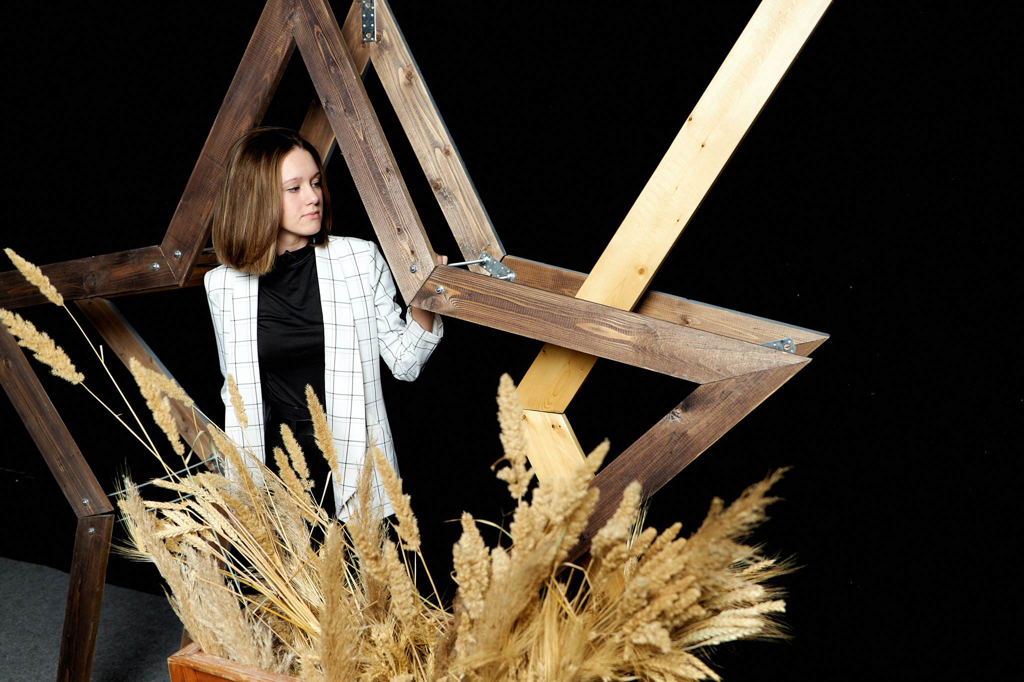 Студийная сьемка школьников. Фотограф Выпускные альбомы Таганрог Сергей Коробченко