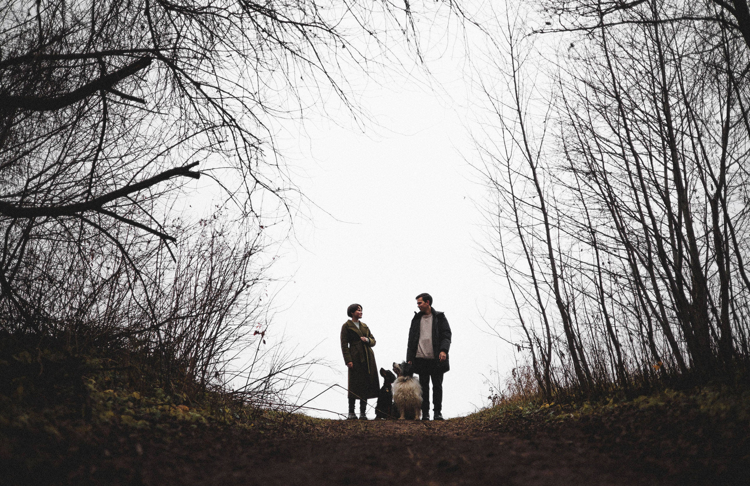 Даша, Глеб, Барс и Бруно. Фотограф-анималист Богданова Полина