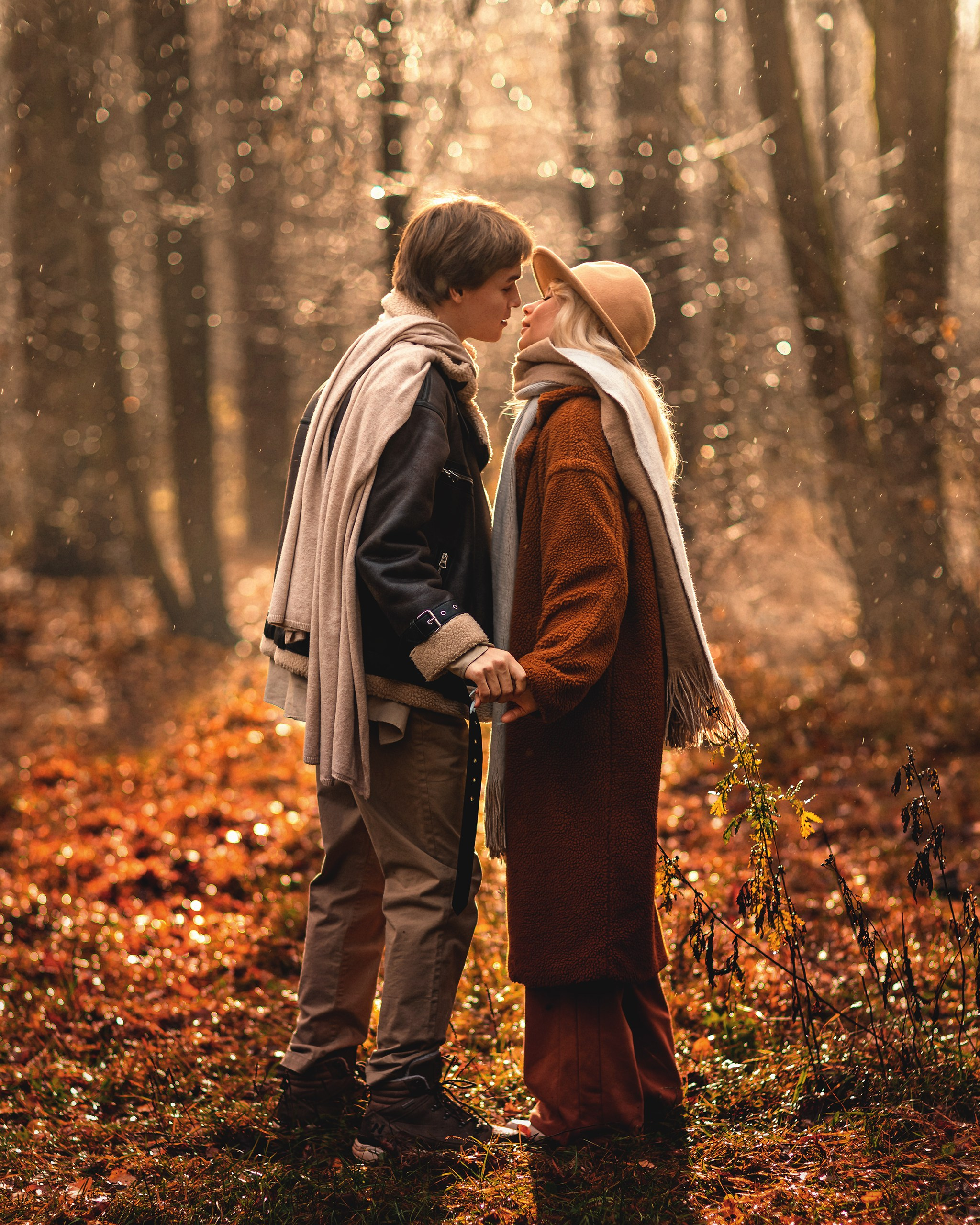 Осенняя лавстори. Детский и семейный фотограф Елена Михайлова в Москве