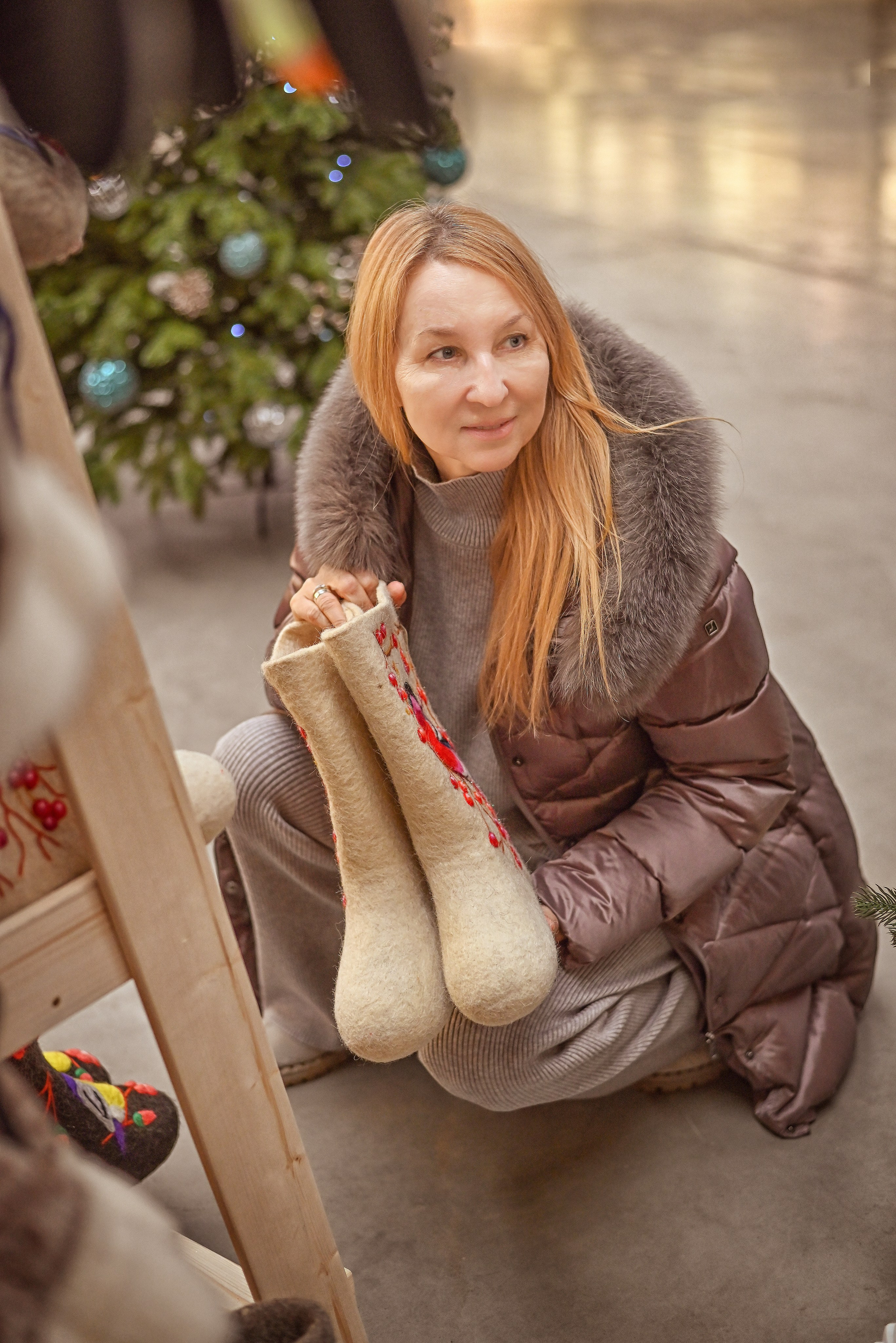 Новогодний базар в ТЦ Планета. Фотографы крещения/венчания  Красноярск Татьяна и Вячеслав Переваловы