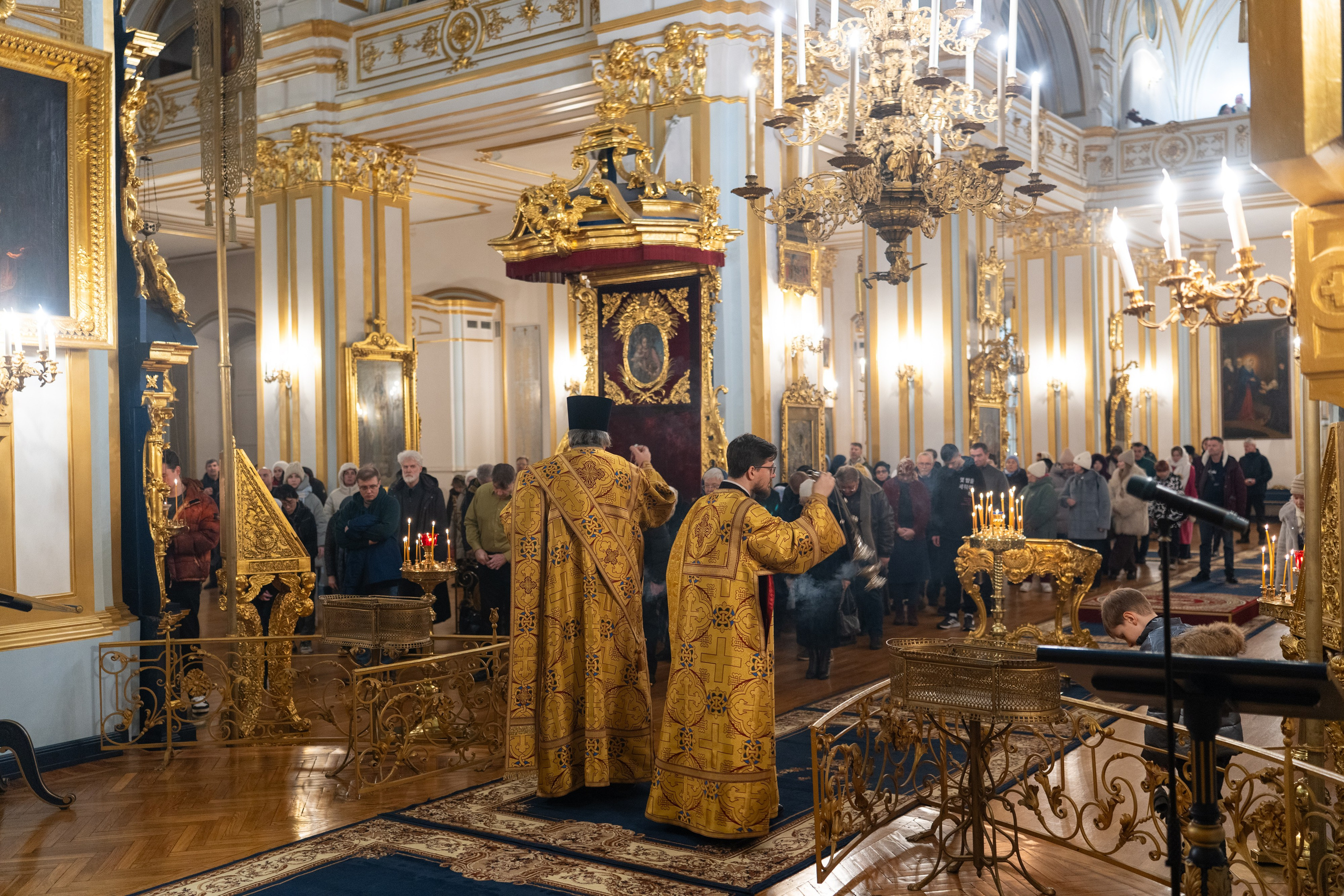 Вечерня. Молебен на Новый год. НИКОЛО-БОГОЯВЛЕНСКИЙ МОРСКОЙ СОБОР