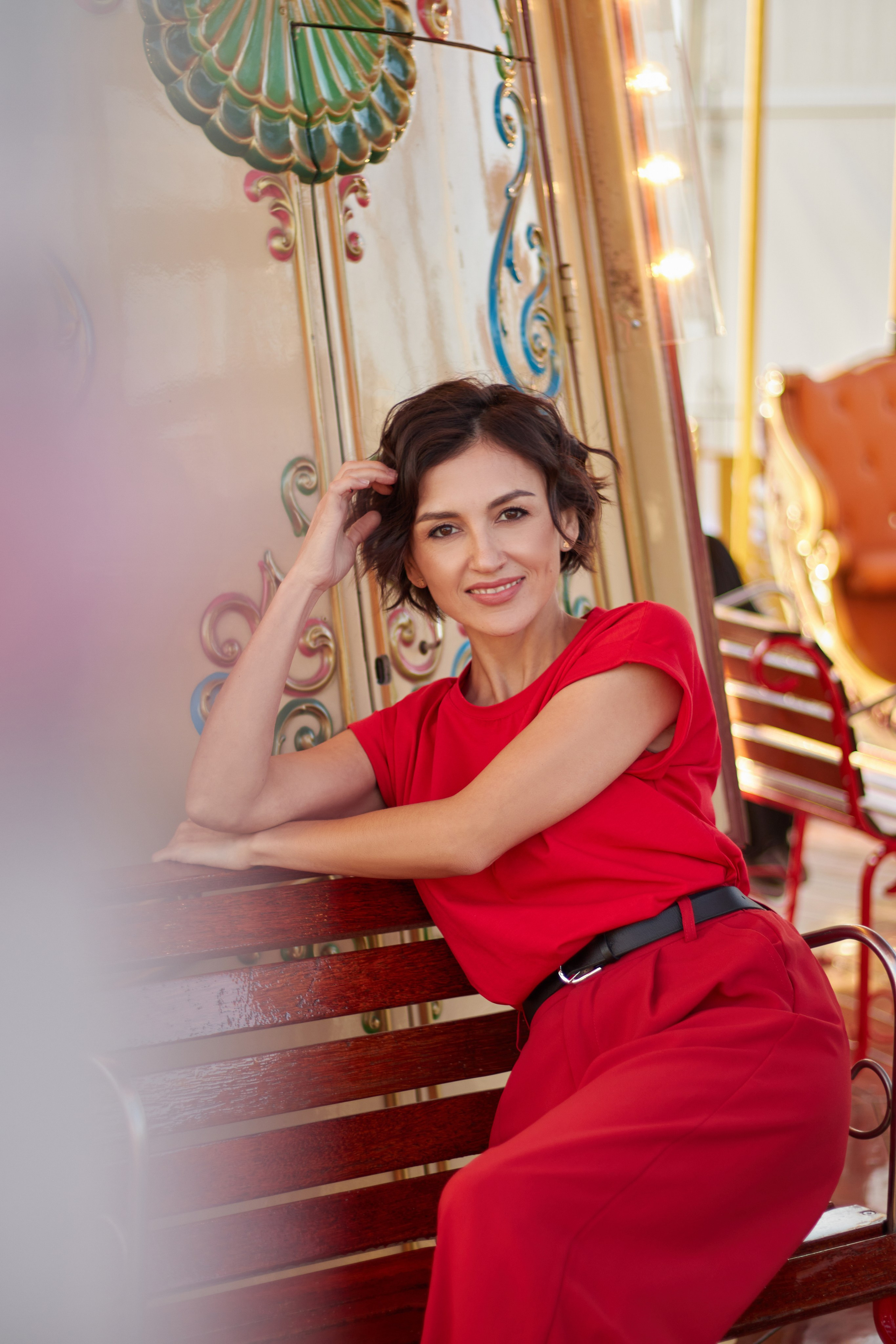 Фотосессия в парке аттракционов. Фотограф Москва Карпова Евгения