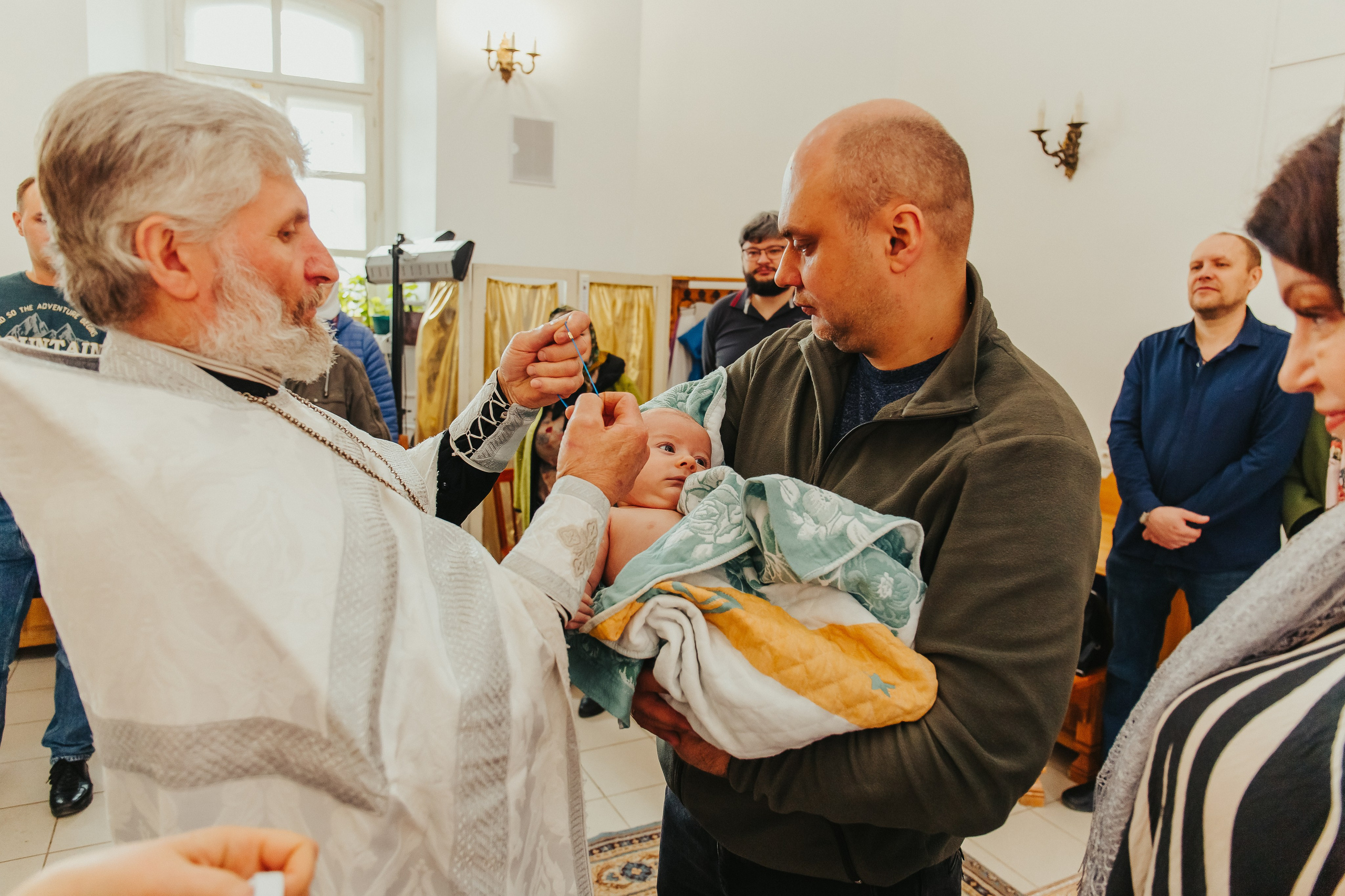 Фотосъемка крещения ребенка. Фотограф новорожденных и детский в Сергиевом Посаде Кругликова Юлия