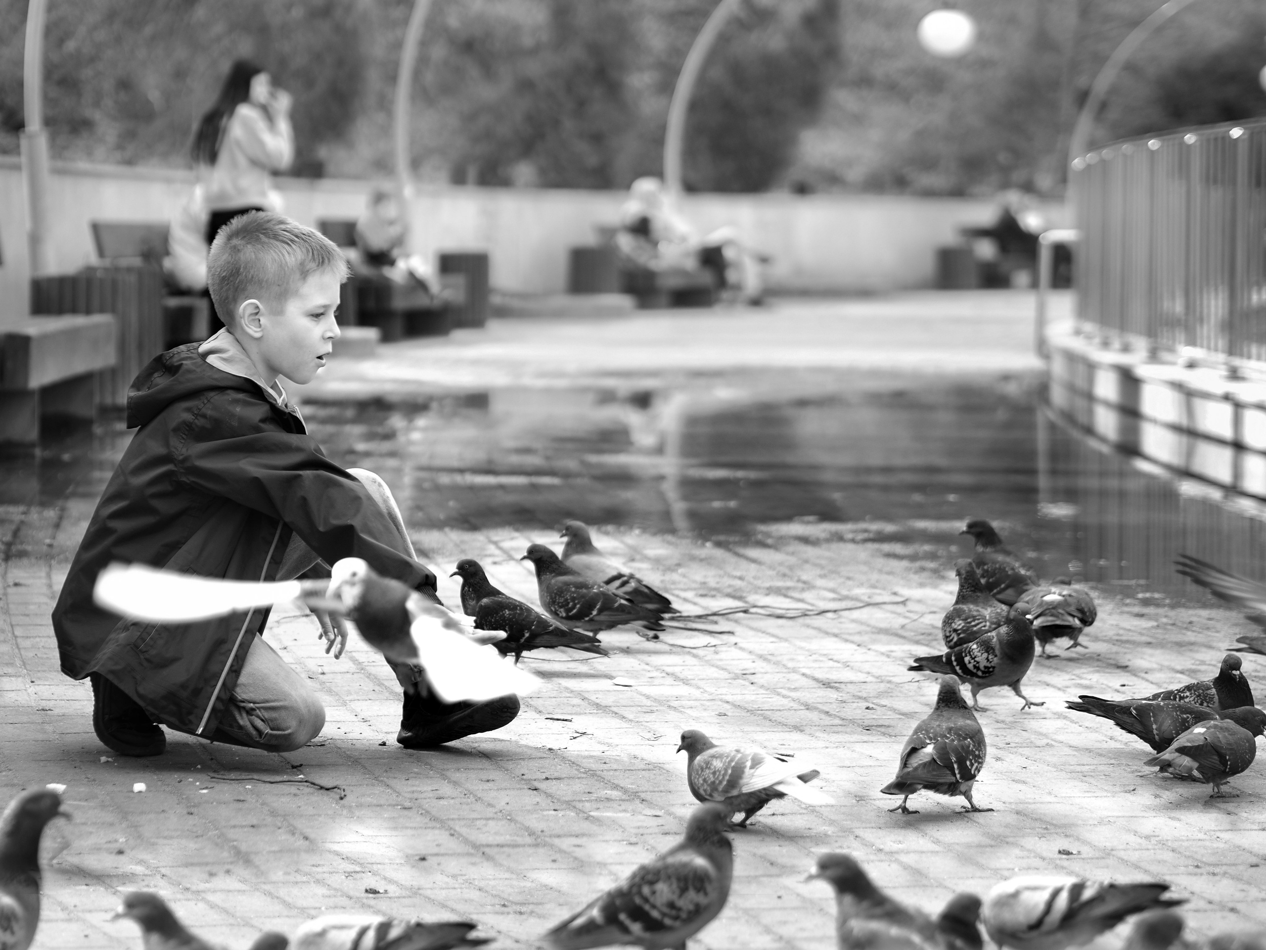 Детская фотосессия в городском парке