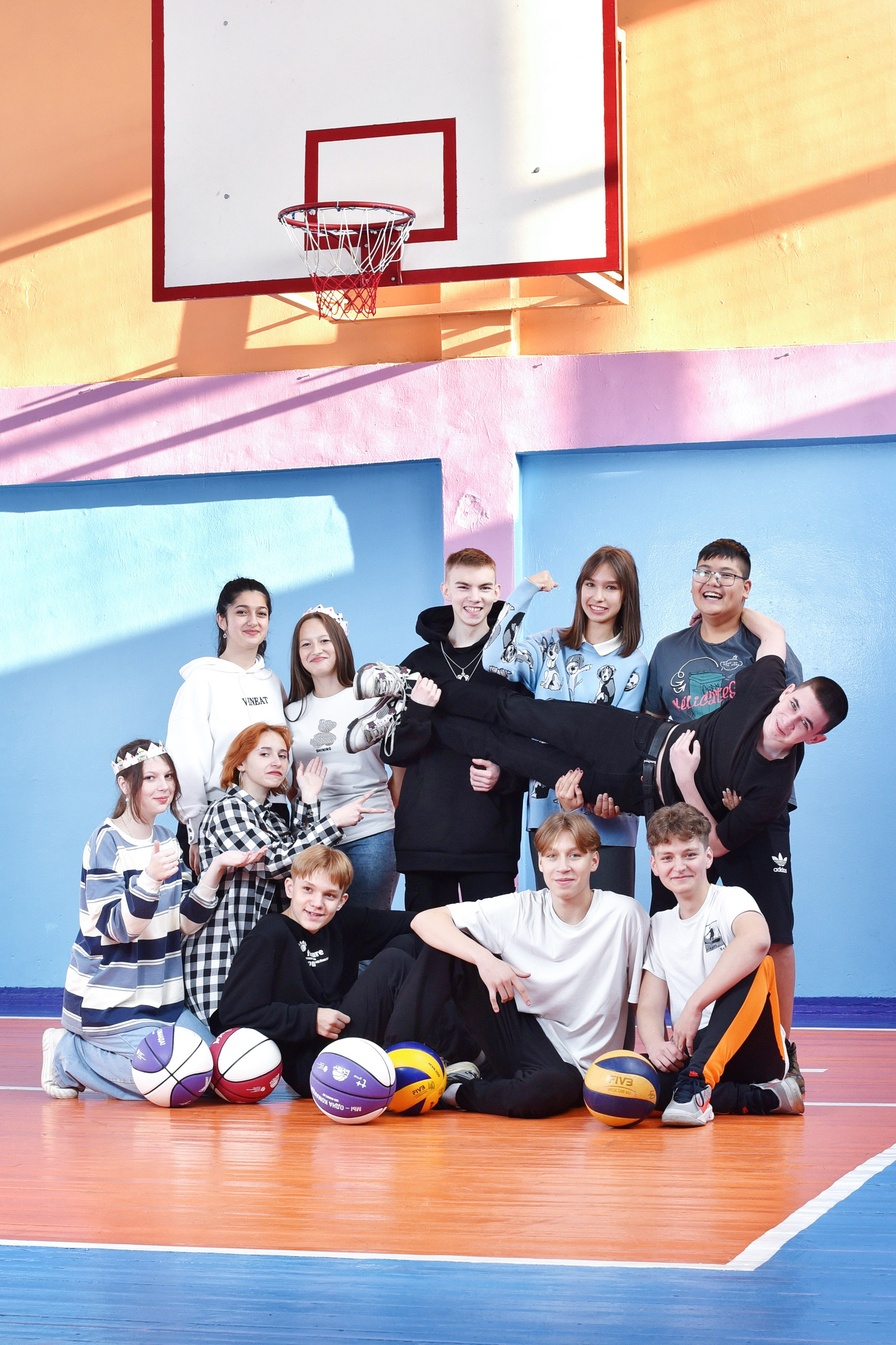 ФОТОСЕССИЯ В СПОРТИВНОМ ЗАЛЕ. Школьный фотограф ЛАРИСА МАТВЕЕНКО