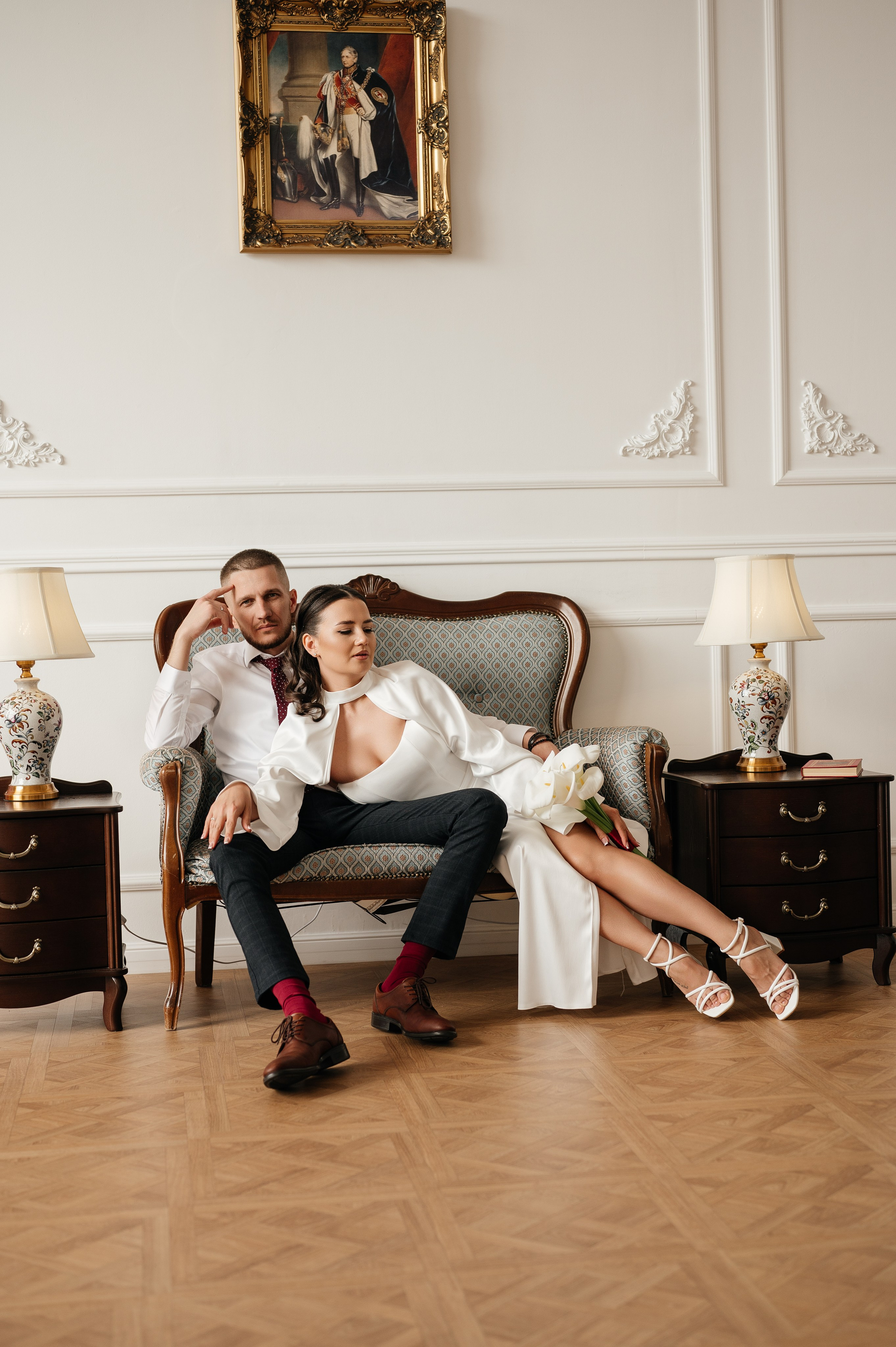 Свадебная фотосессия в студии. Свадебный и семейный фотограф в Краснодаре Алина Мельник