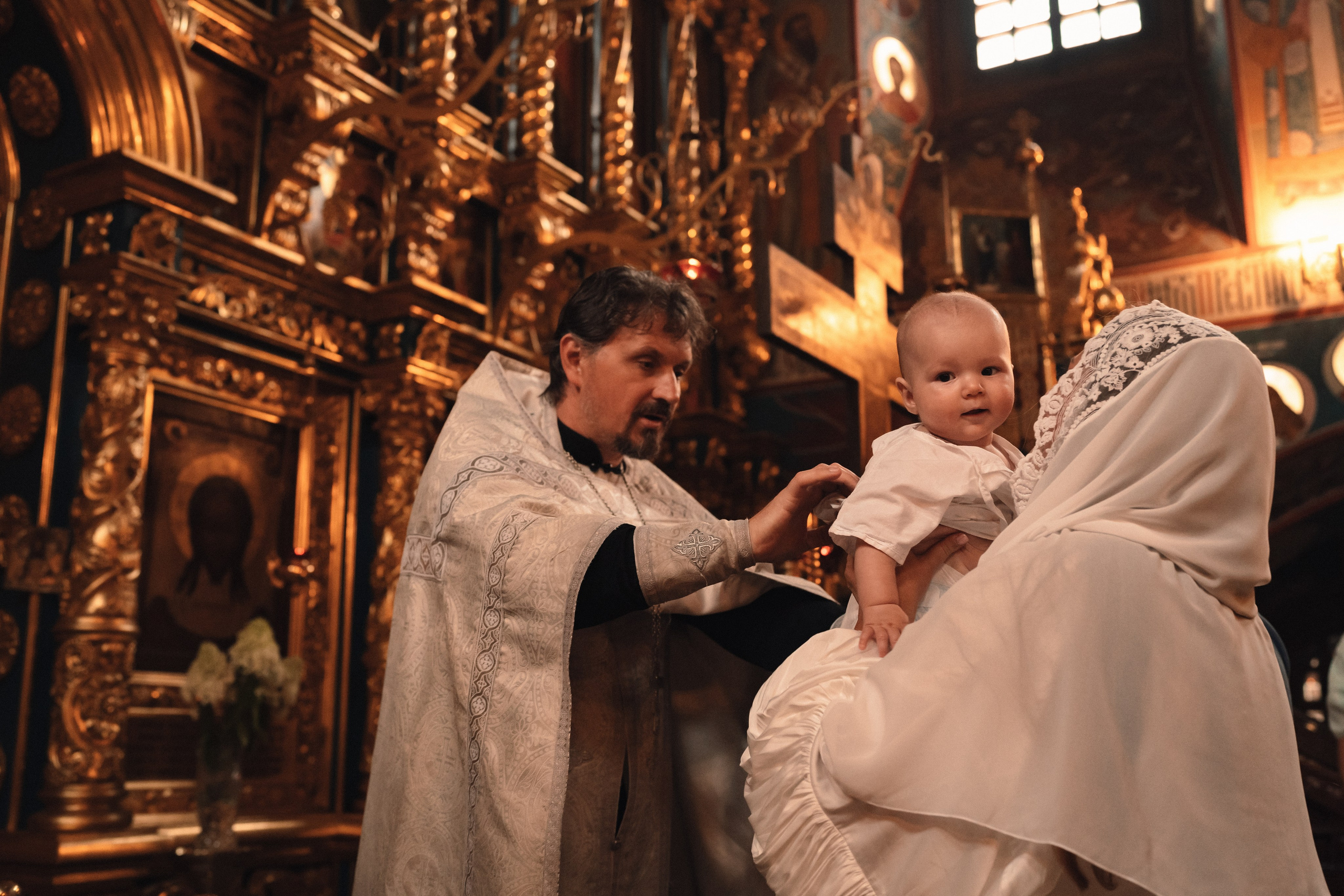 Крещение Матвея. Семейный фотограф Валерия Фабричникова, Москва