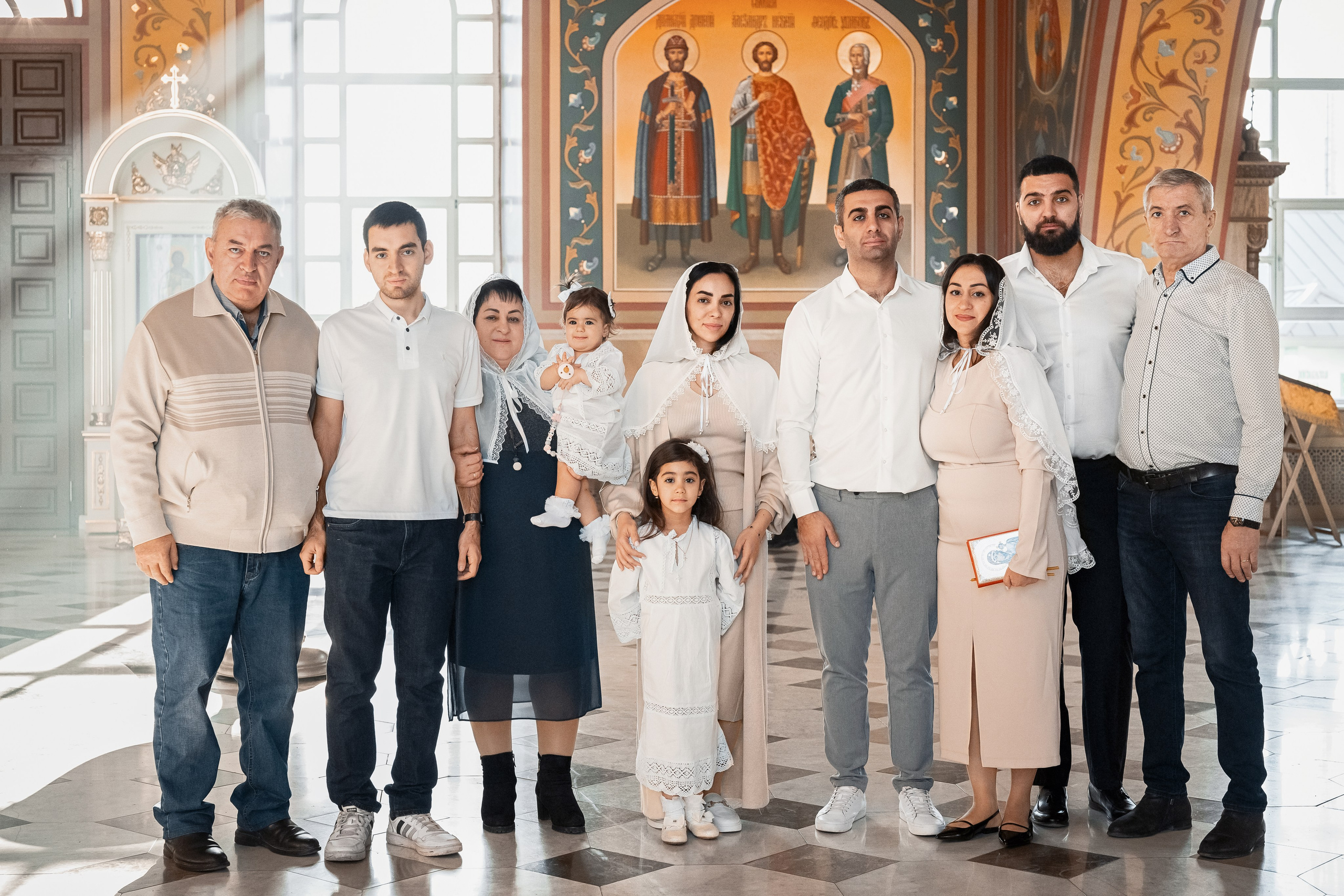 Храм Угрешского. Двойное крещение. Церковный фотограф на Таинство Крещения и Венчания в Оренбурге и Оренбургской области Екатерина Белкина