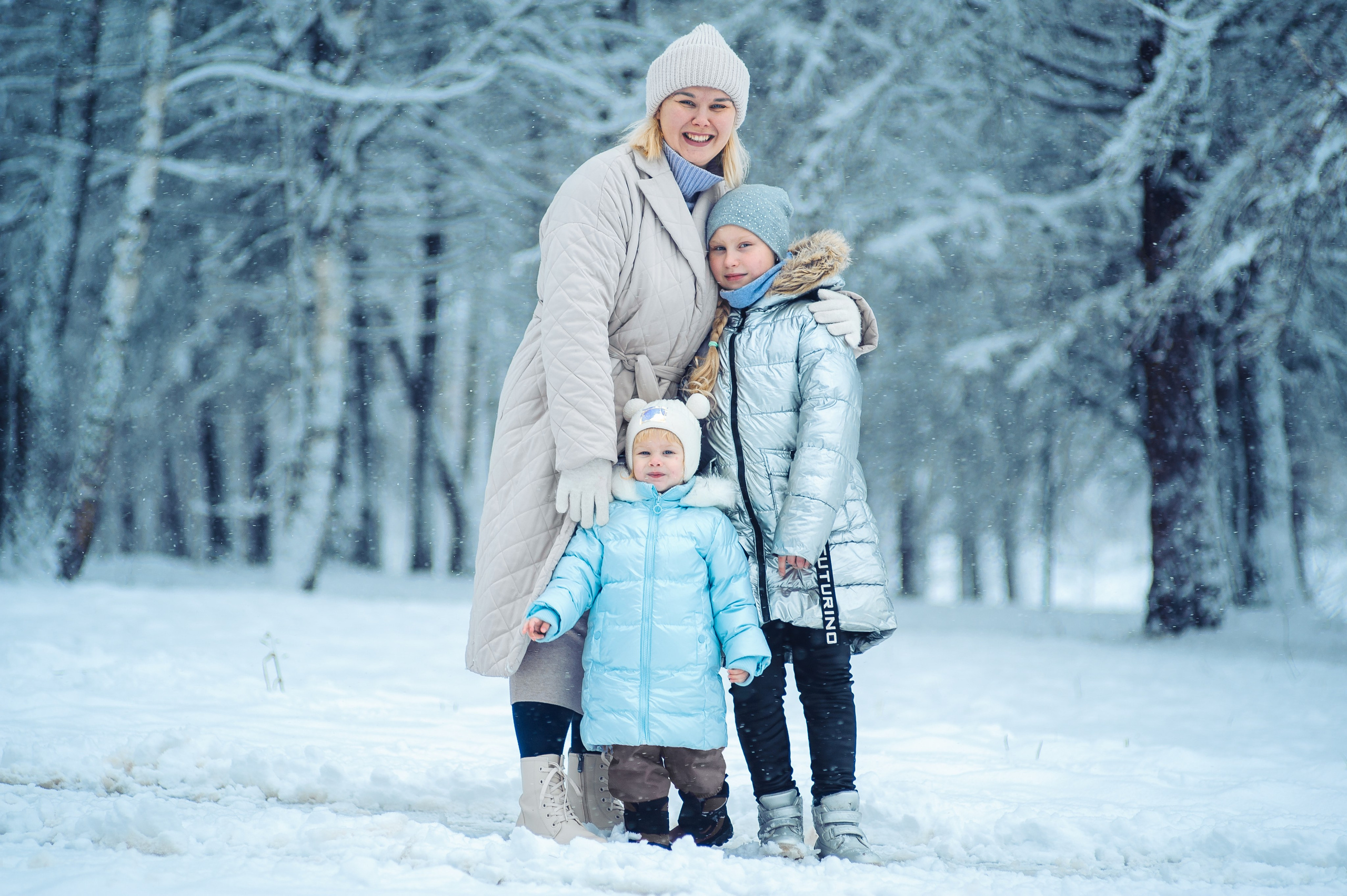 Зимняя семейная фотосессия. Дмитрий Черяник свадебный и семейный фотограф