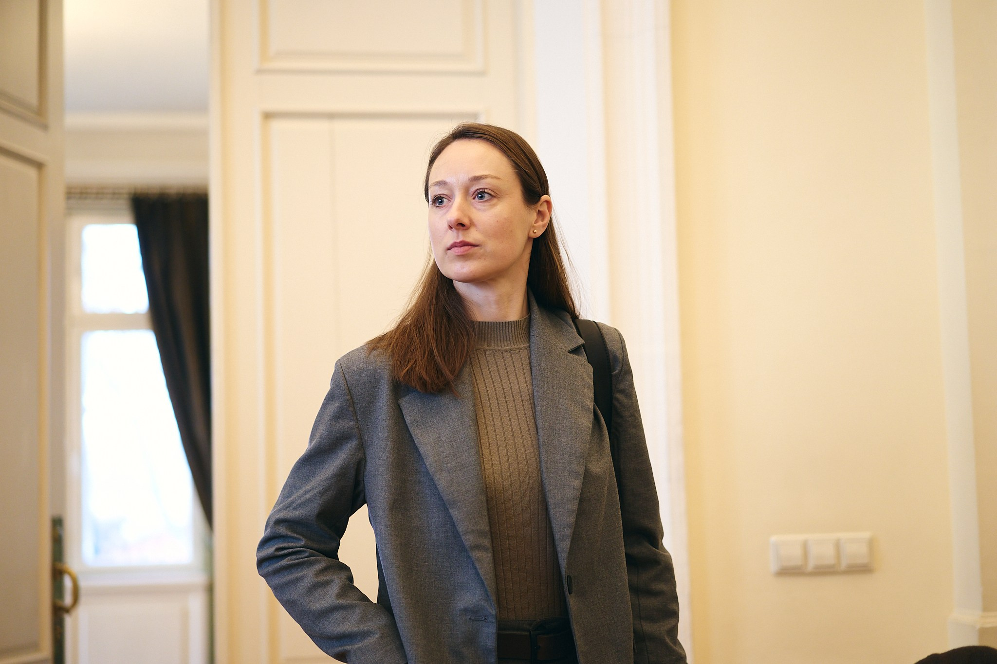 Lithuanian Geographical Society. Photographer in Vilnius