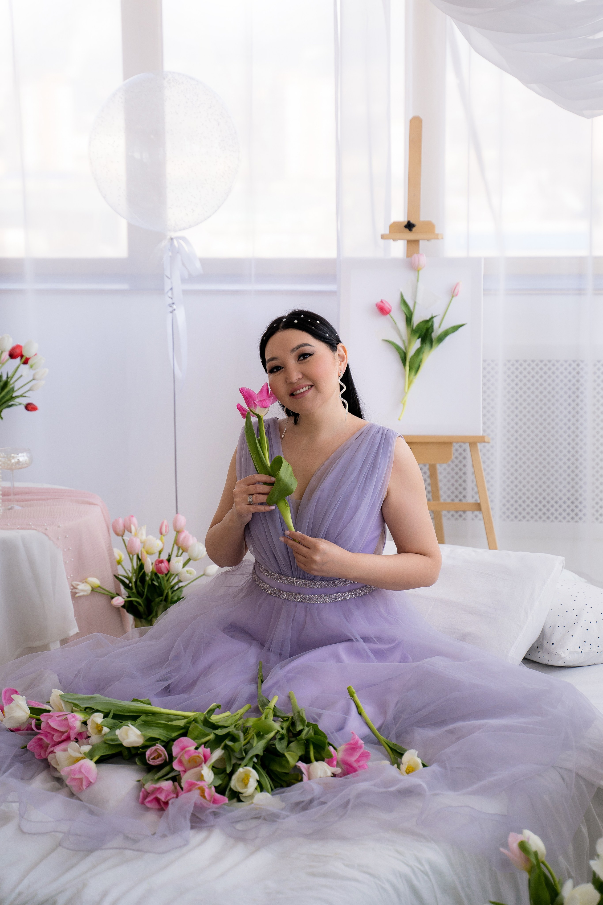 Тюльпановое настроение. Фотостудия Малина в городе Улан-Удэ. Фотограф Ирина Жарникова