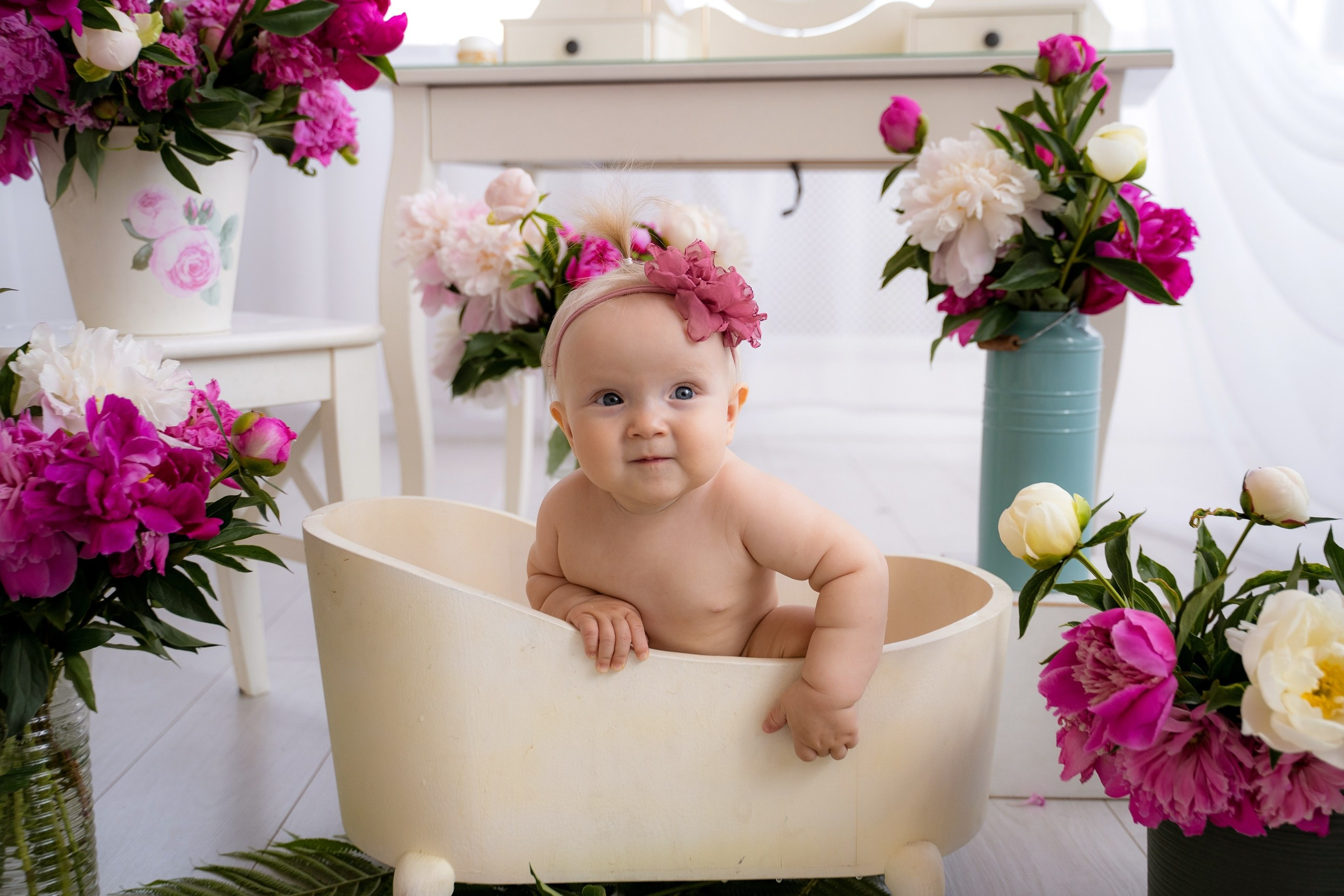 Фотопроект Цветочная ванна. Фотостудия Малина в городе Улан-Удэ. Фотограф Ирина Жарникова