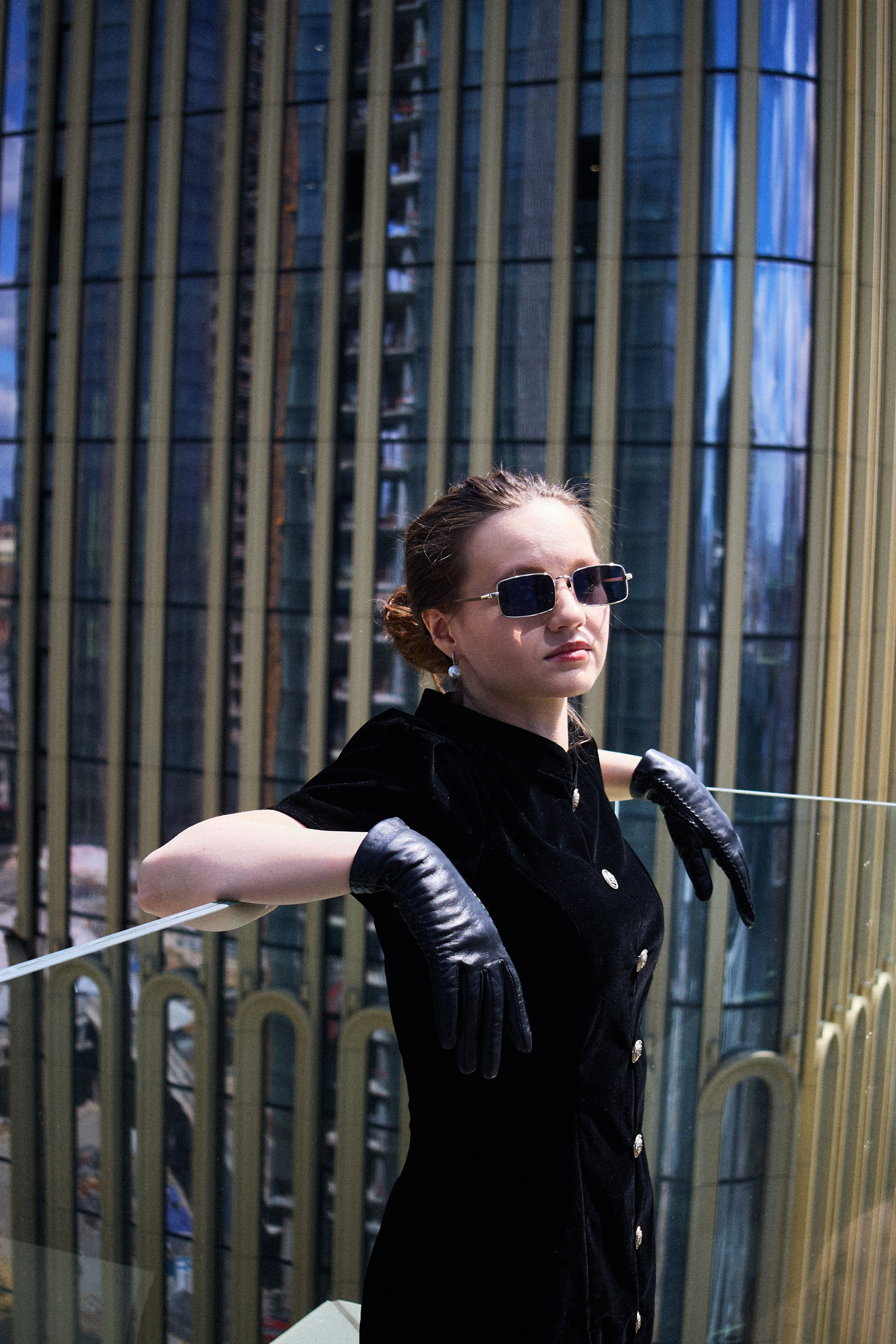 с балконом