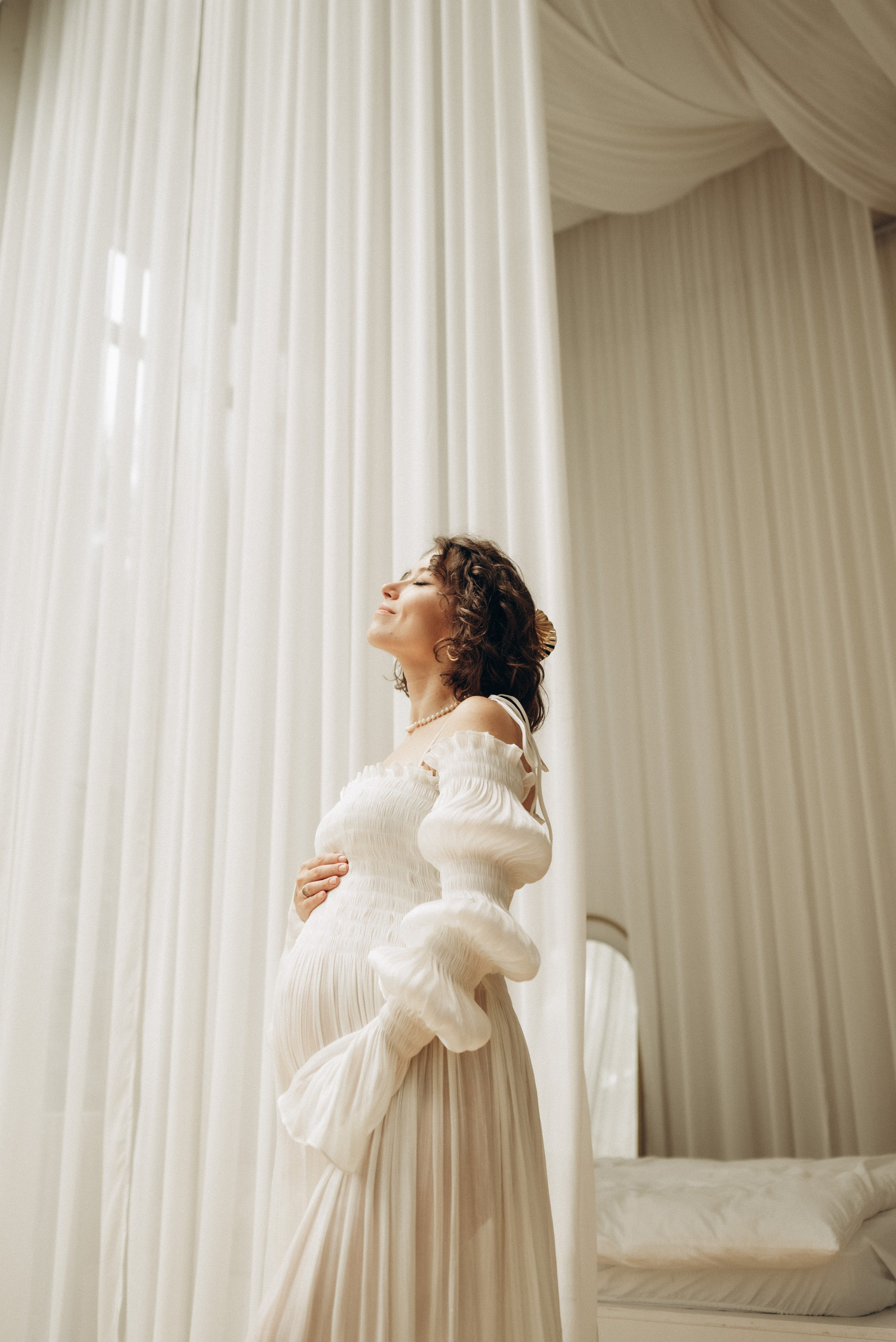 фотосессия для беременных в студии москва