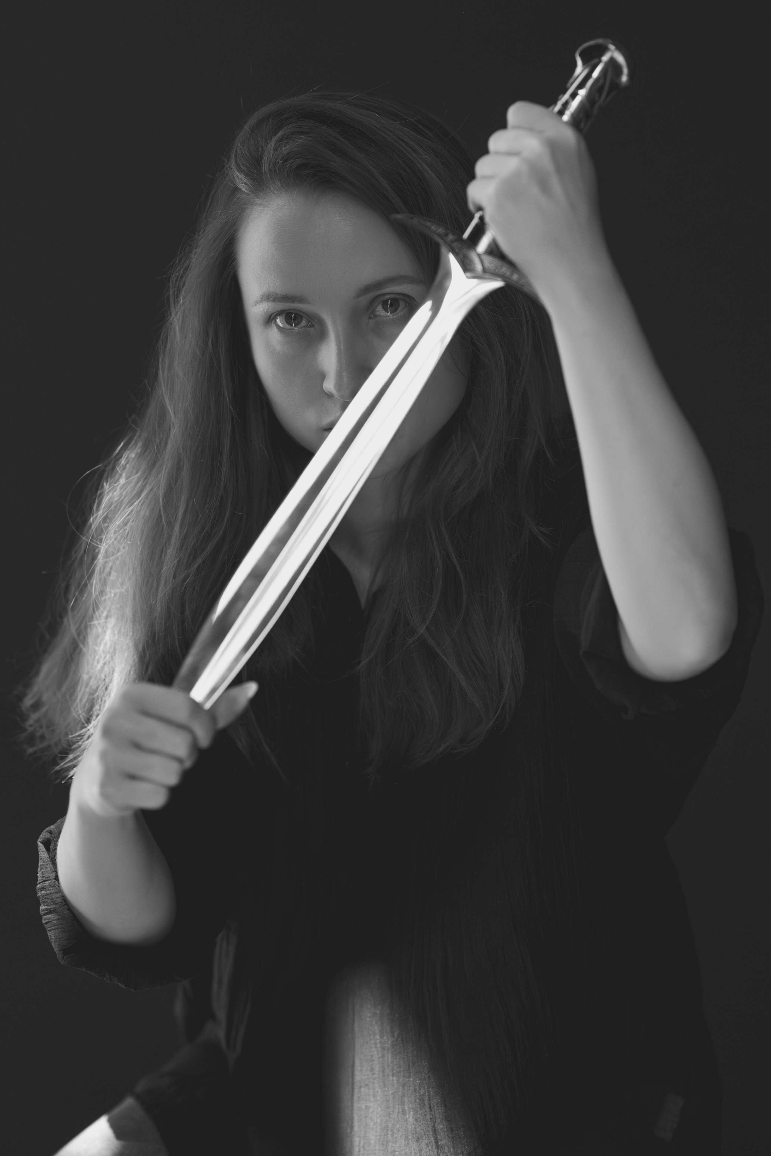 Художественная съемка с мечом