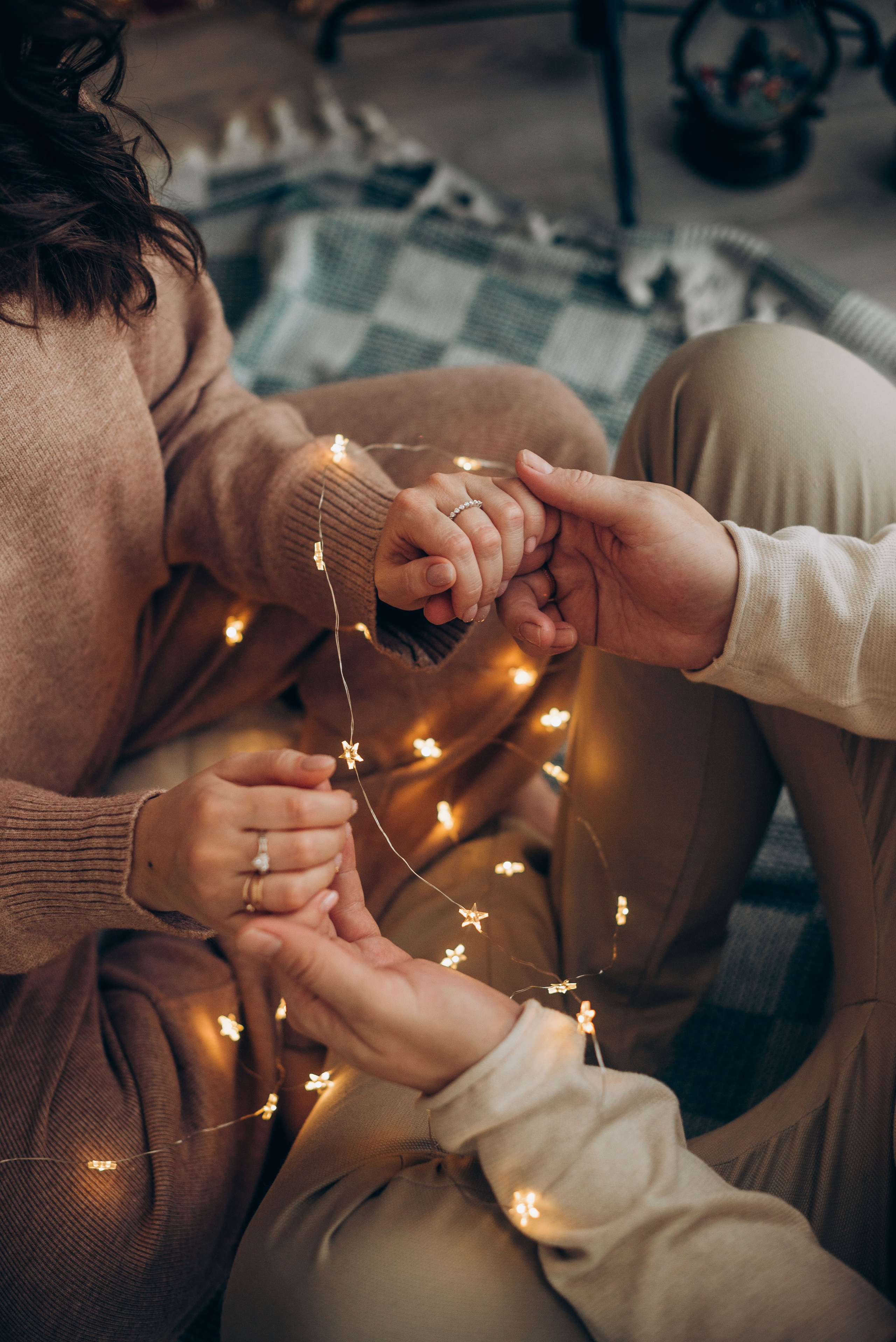 Зимняя фотосессия в домике A-frame. Семейный фотограф в Домодедово и Москве Елена Пичугина