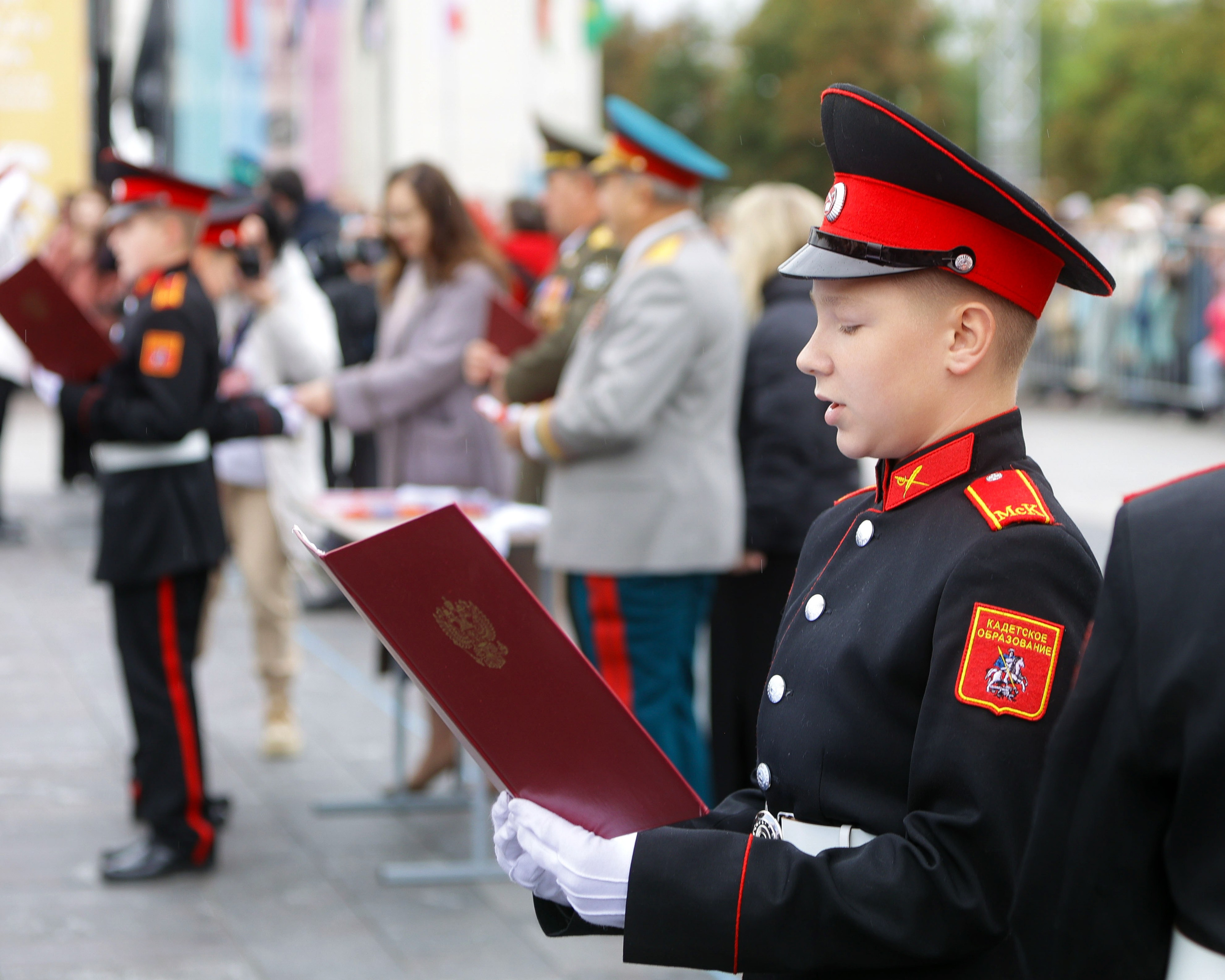 Посвящению в кадеты в Первом Московском кадетском корпусе, Дипломатической кадетской школы. Выпускные альбомы и школьный фотограф в Подольске, Троицке, Щербинке, Москве и Московской области