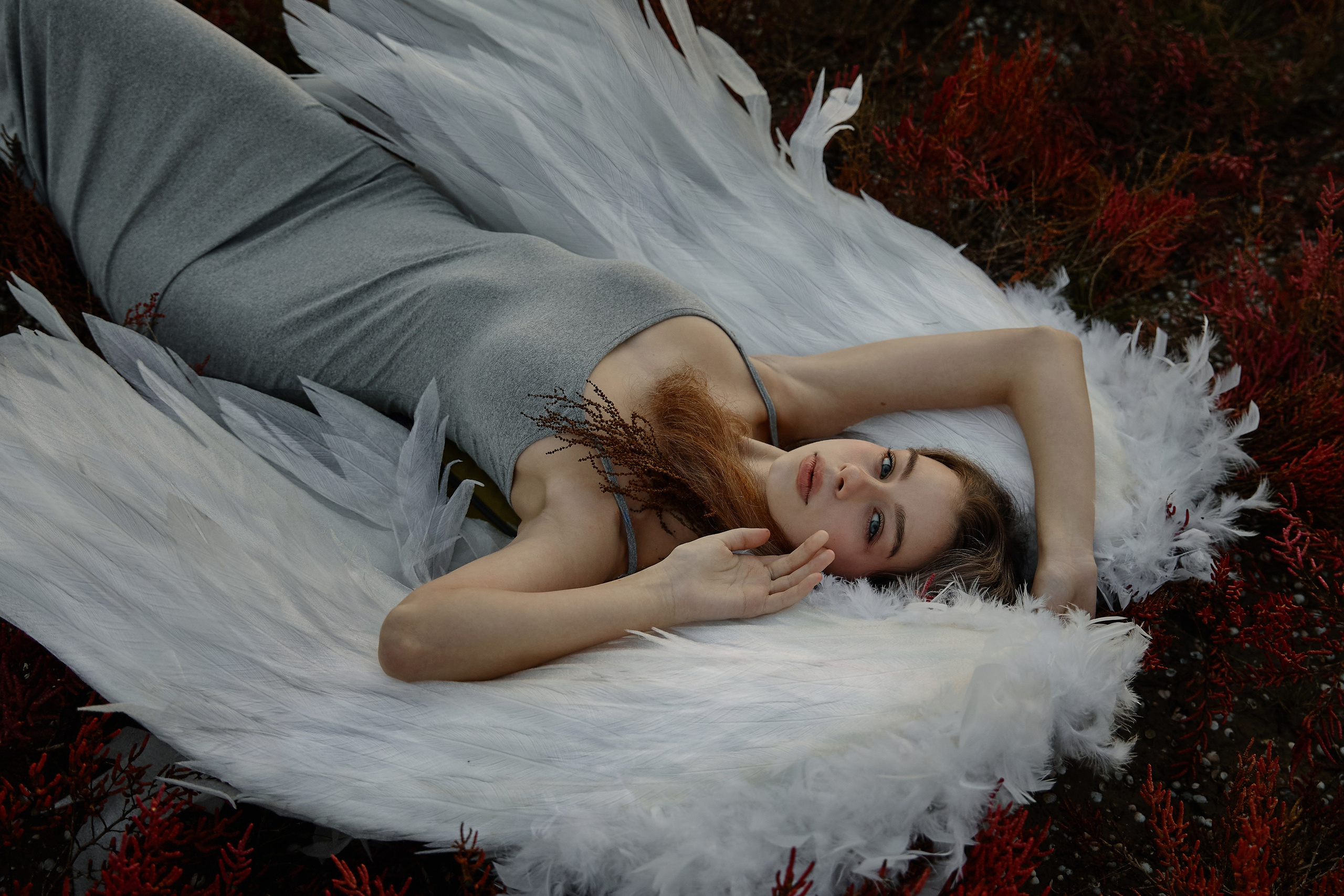 Фотосессия для Лизы в образе ангела