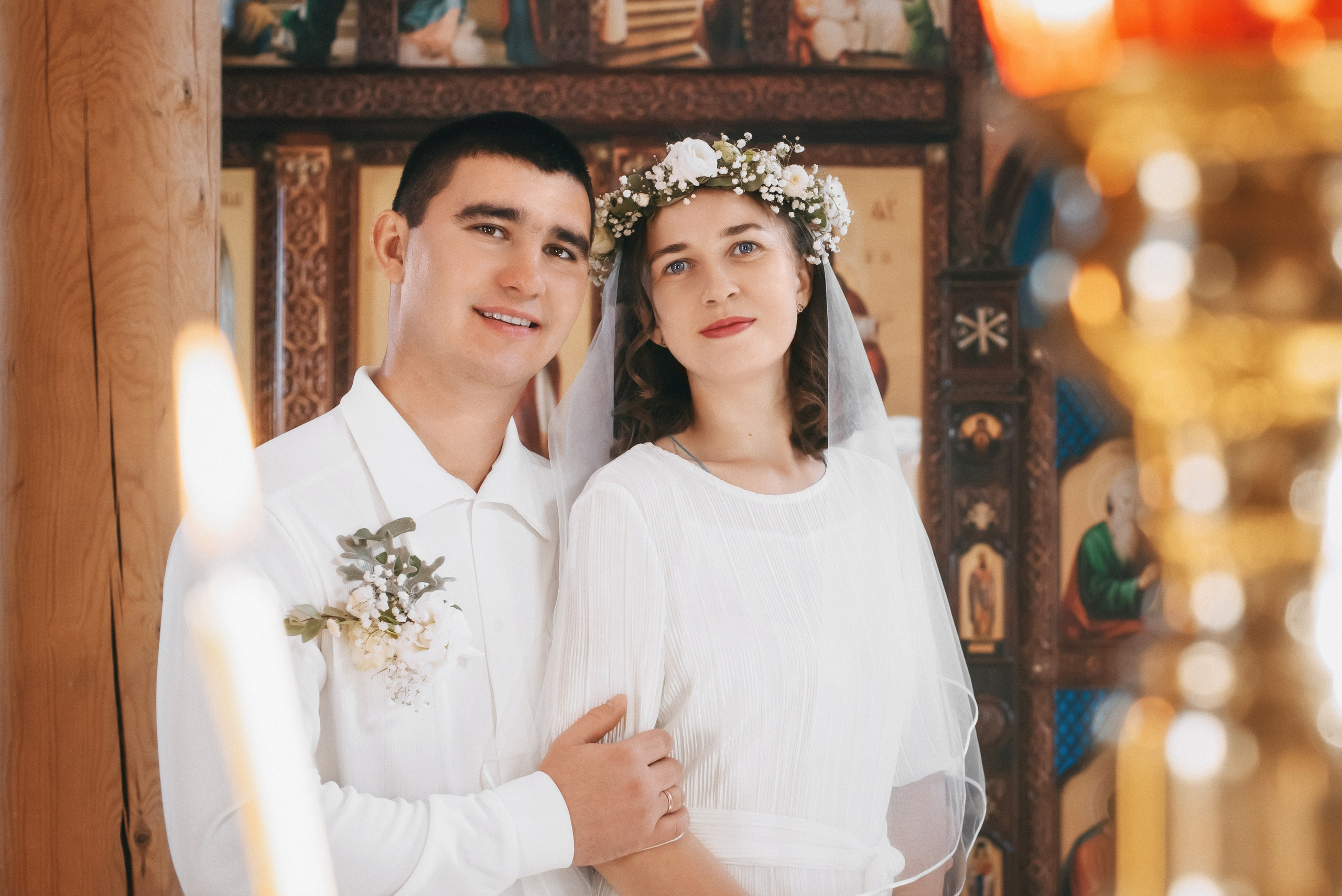 Венчание в Храме Матроны Московской. Церковный фотограф на Таинство Крещения и Венчания в Оренбурге и Оренбургской области Екатерина Белкина