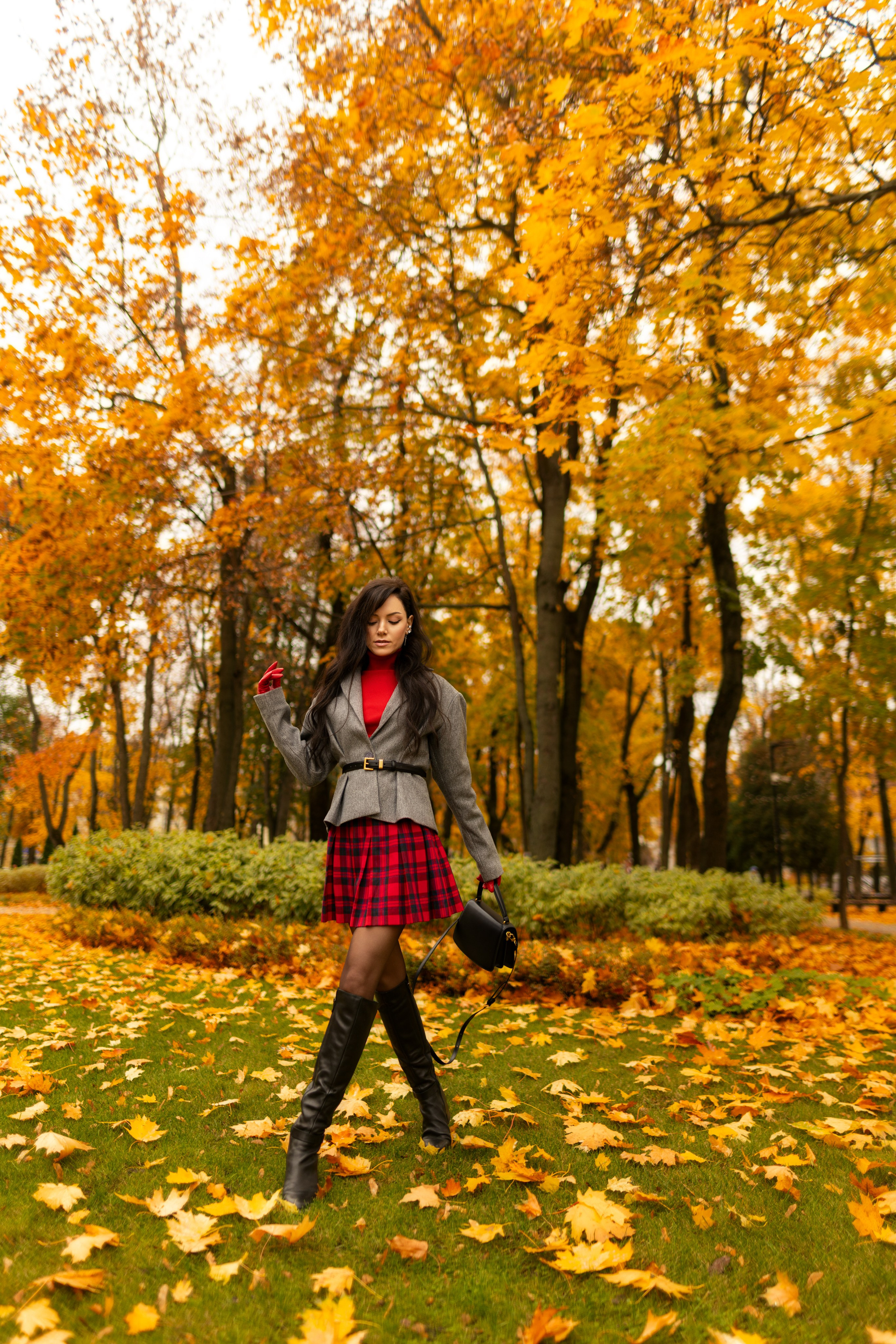 Фотосет с Екатериной в парке на осеннюю тему для «себя»
