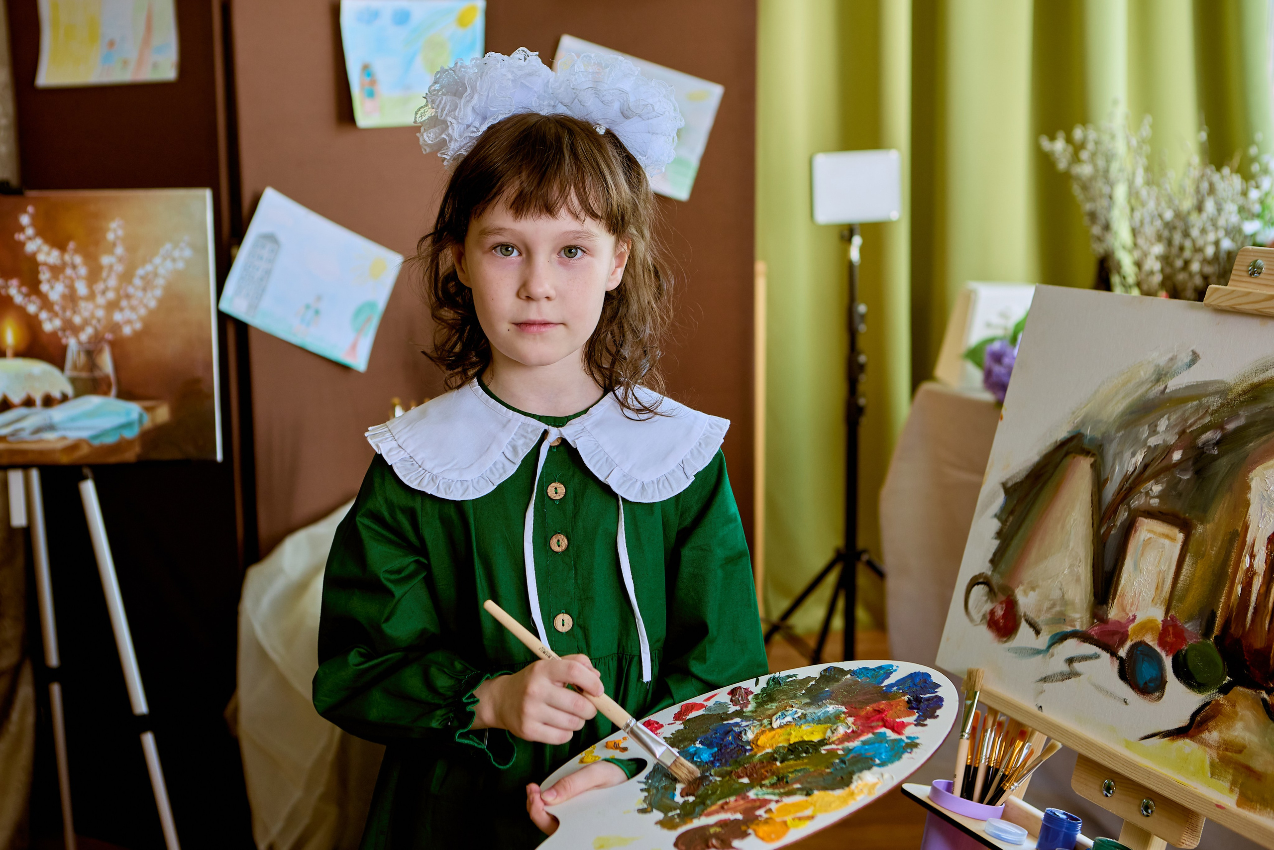 Творческая фотосессия художники