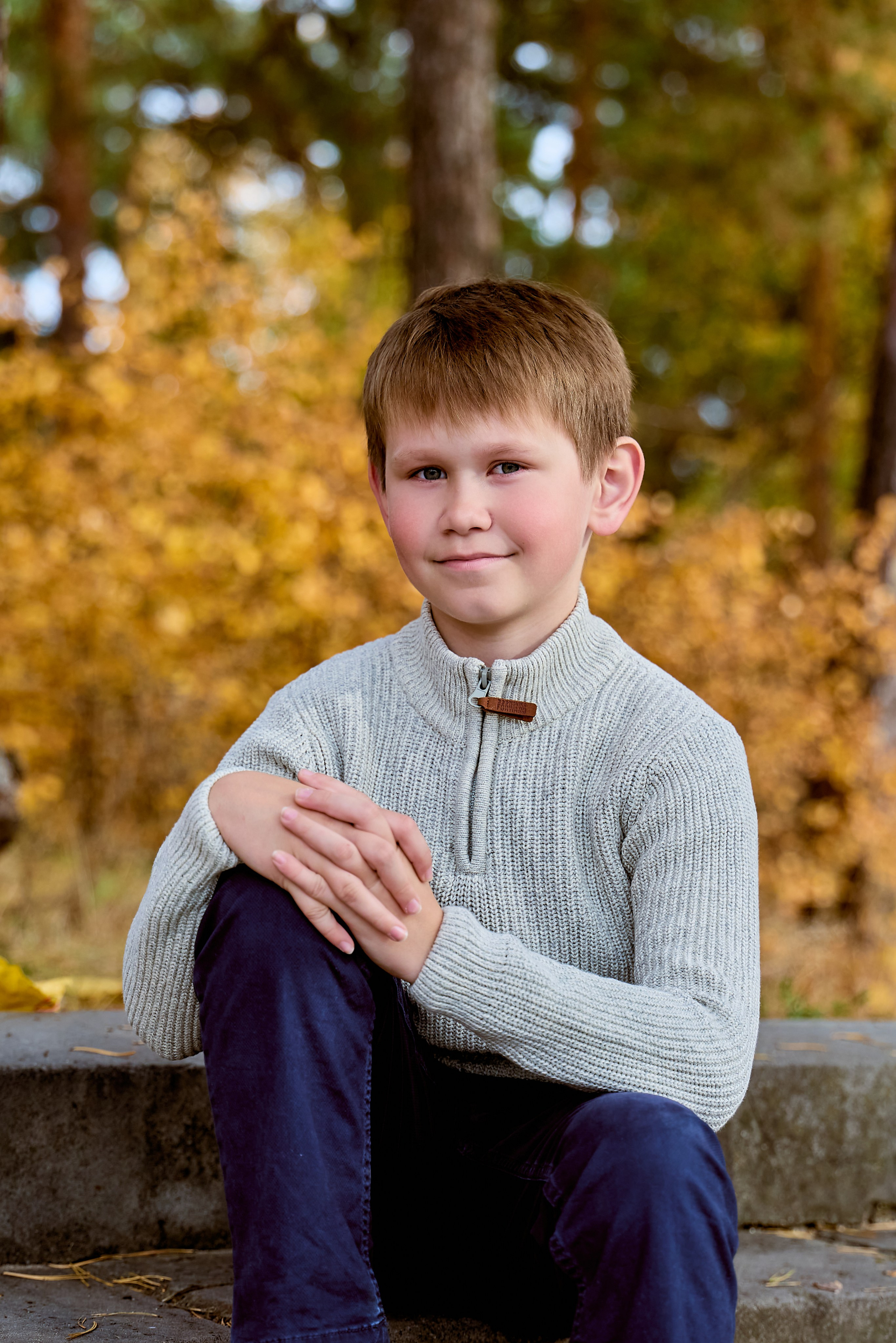 Школьная фотография в фотоальбом Дзержинск Золотая Осень