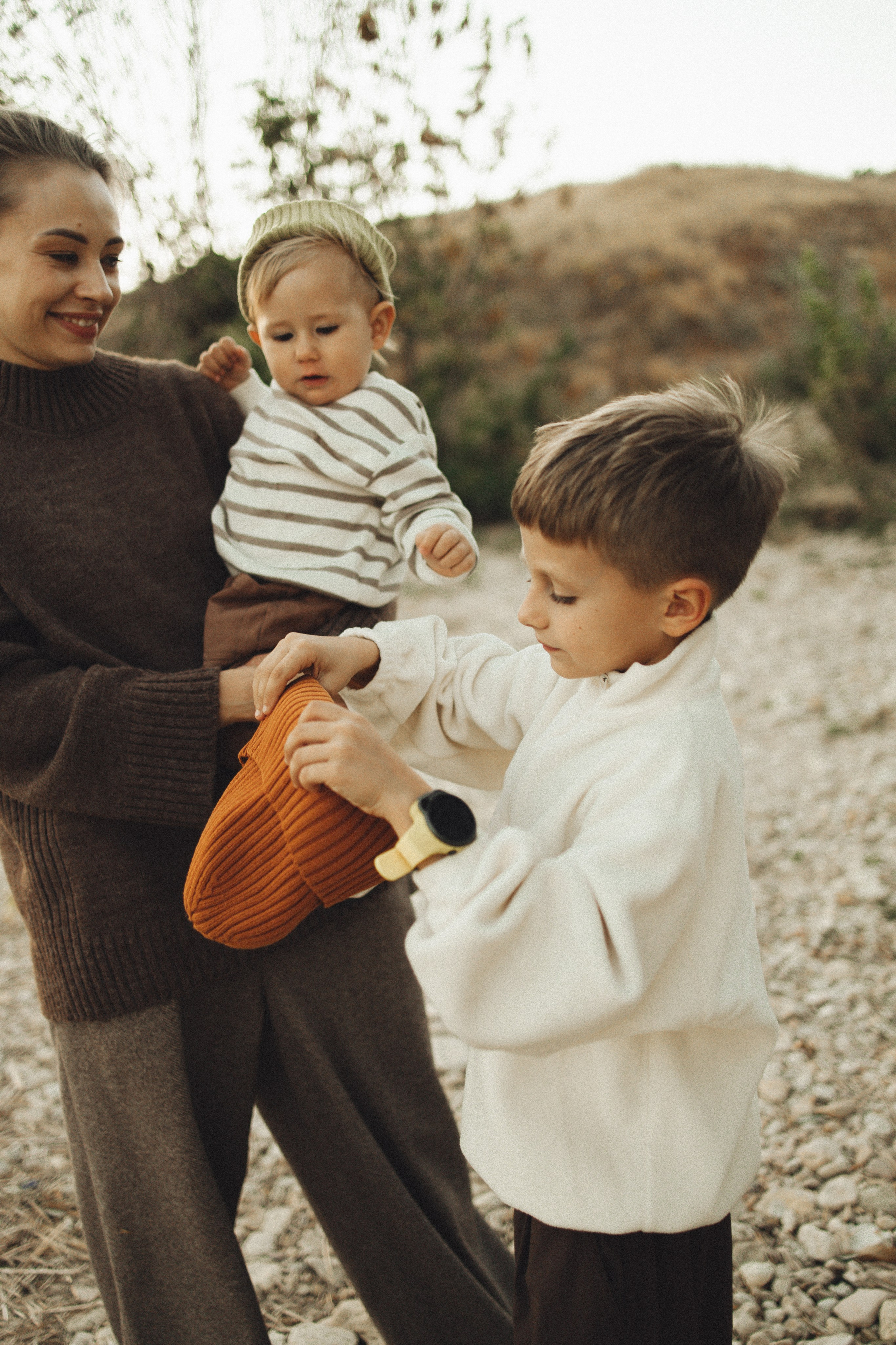 Семейная история, закат в Мержаново. Семейный и детский фотограф, таганрог, ростов-на-дону