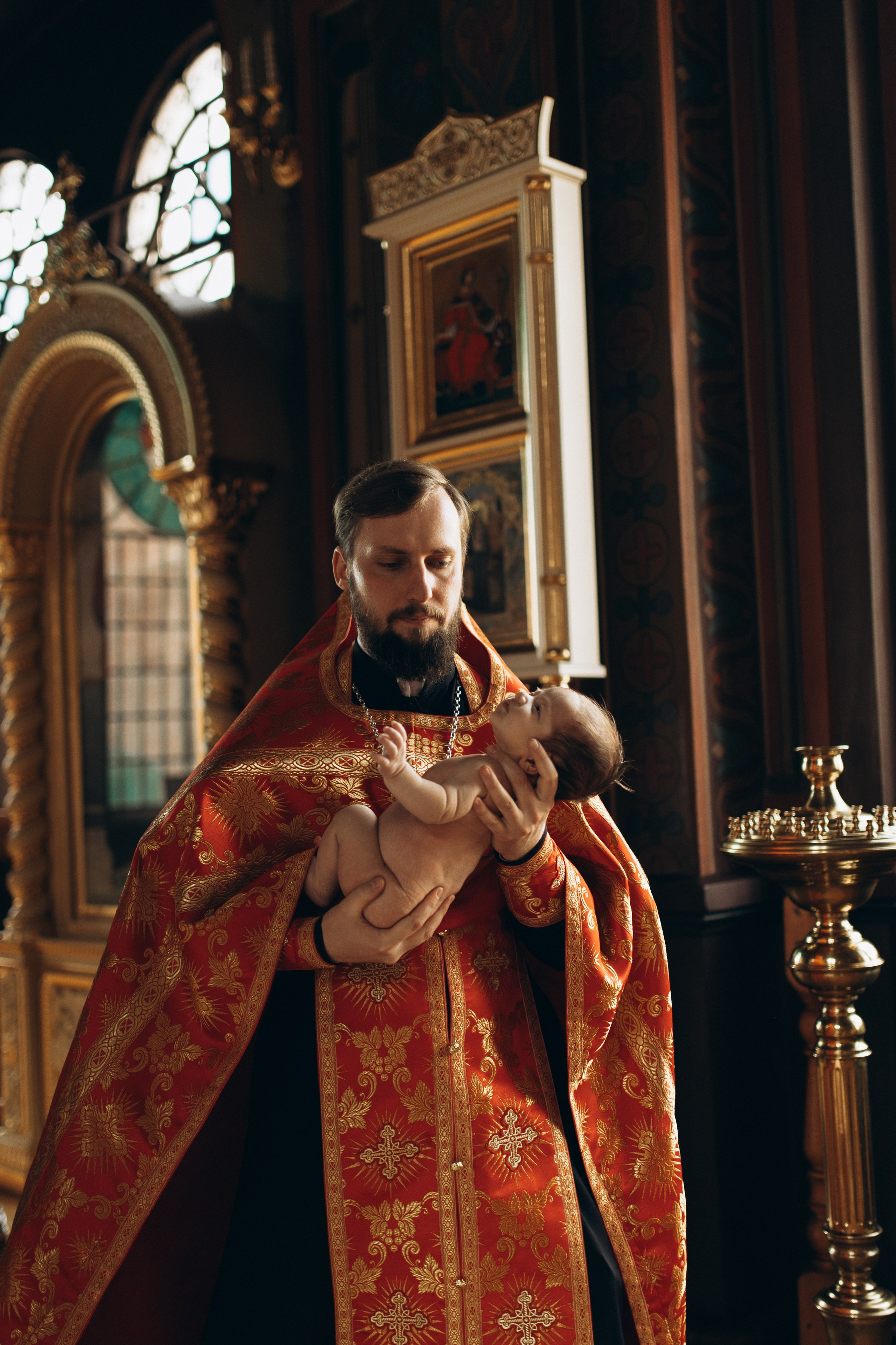 Крещение Лёвы. Самый теплый фотограф в Краснодаре Рябоконь Ксения