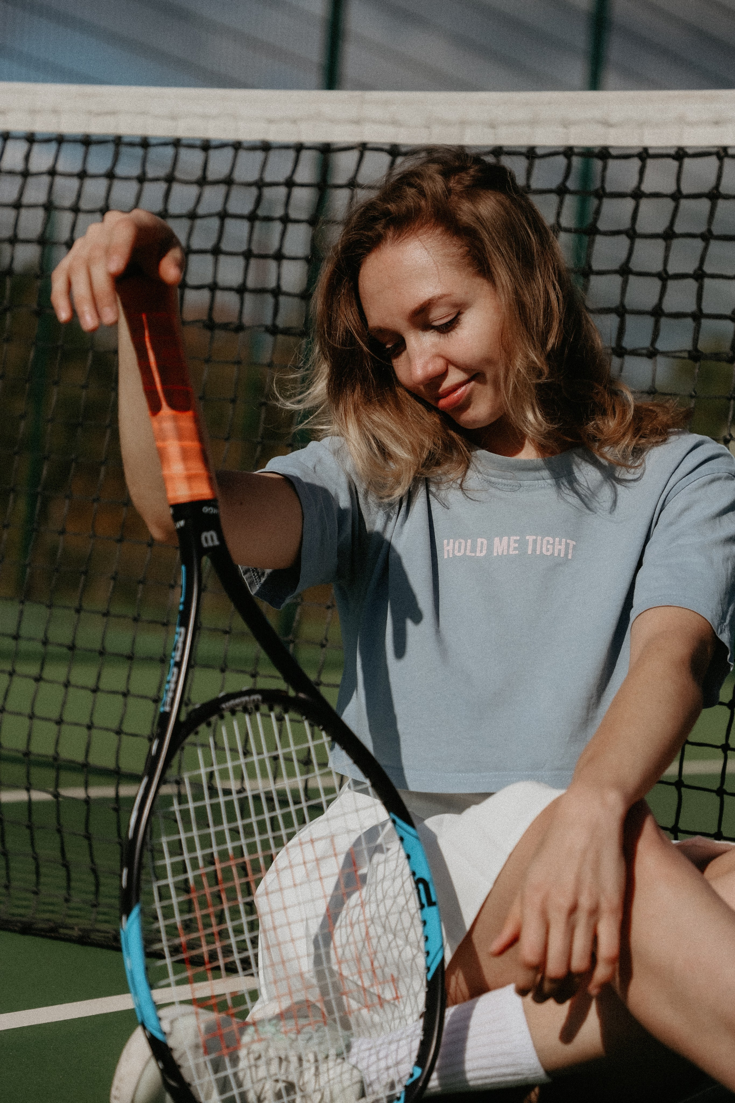 Фотосессия Марии на теннисном корте. Фотограф Иннополис Казань