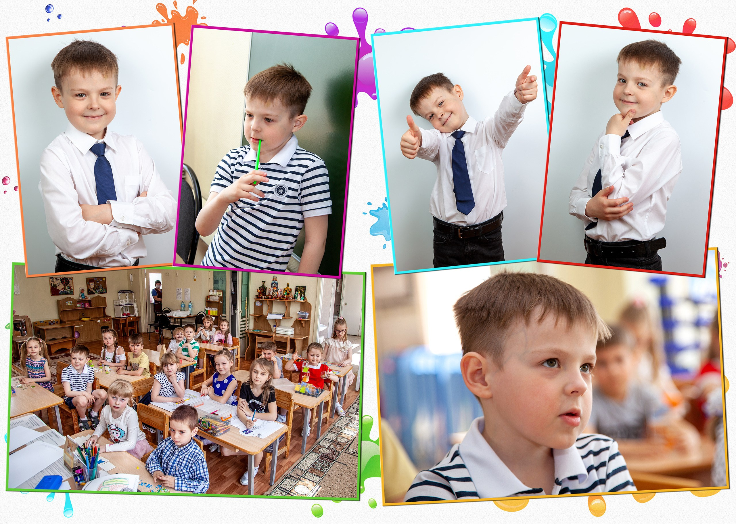 Краски. Альбом выпускника детского сада. Съёмка выпускного в детском саду