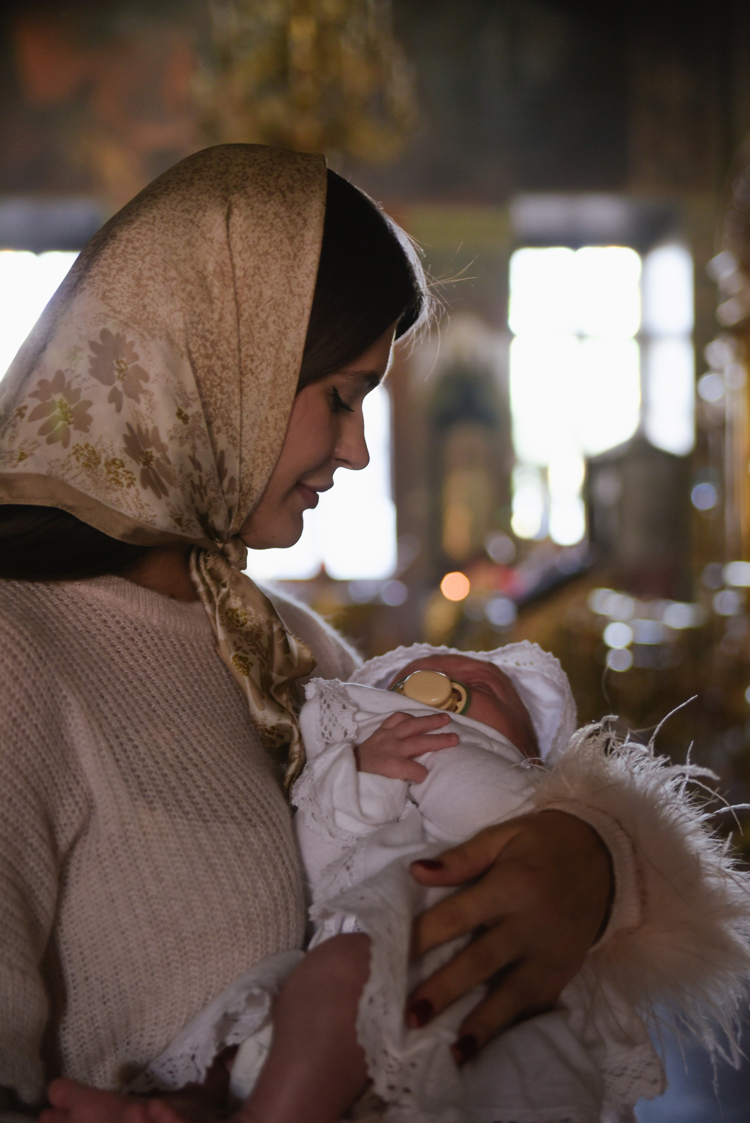 Таинство крещения Савва Храм Воскресения Словущего в Даниловской Слободе. Фотограф Лола Волна, город Москва