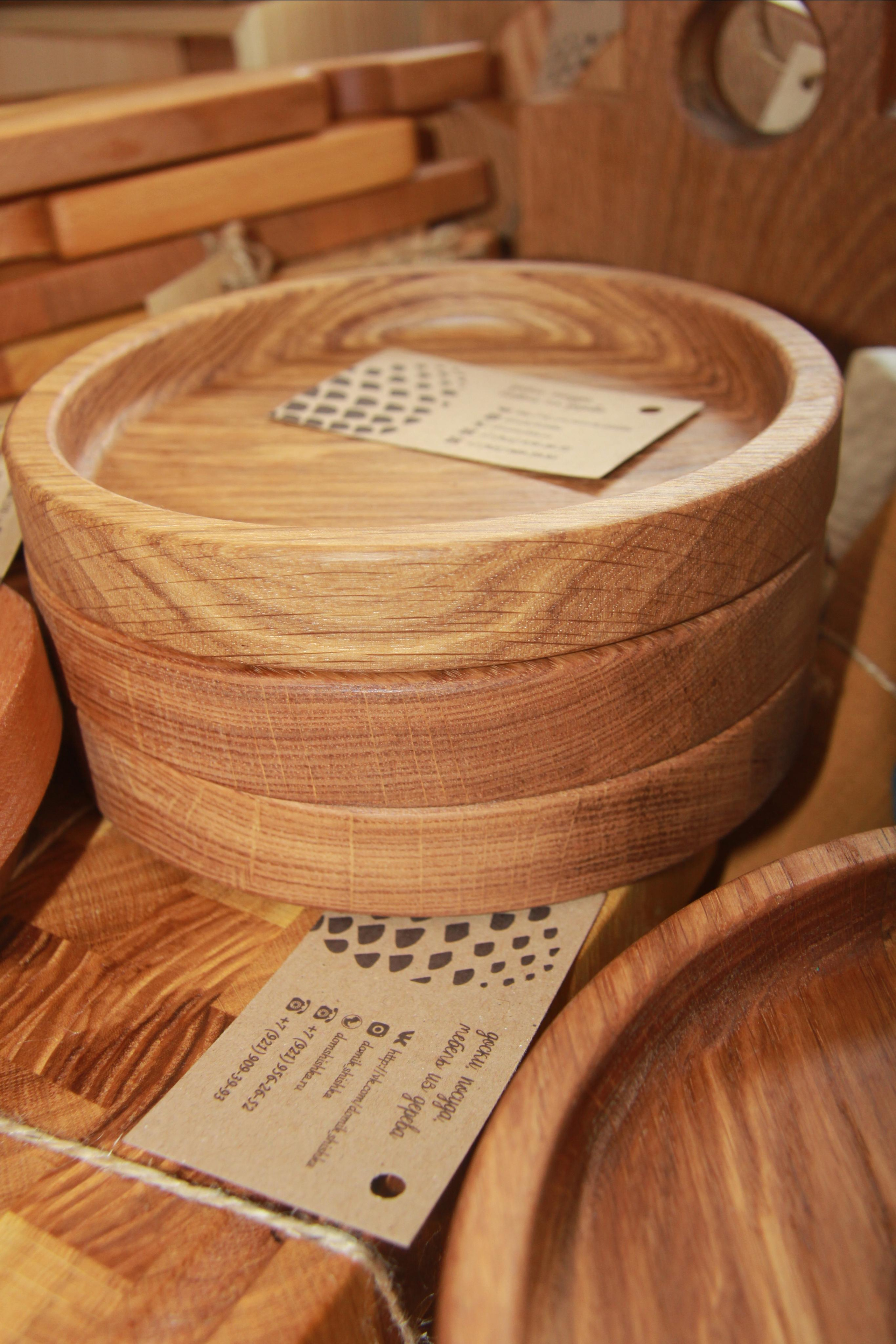 Тарелки. Разделочные доски и деревянная мебель на заказ