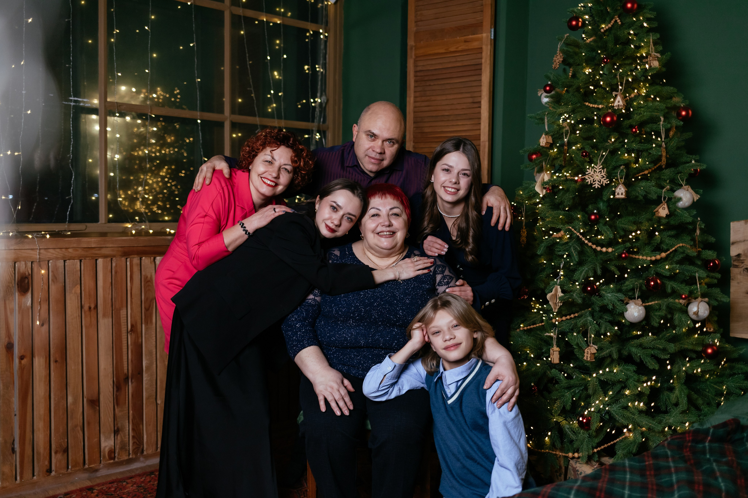 Новогодняя. Blenda photostudio. Семейный фотограф в Минске Приболовец Светлана