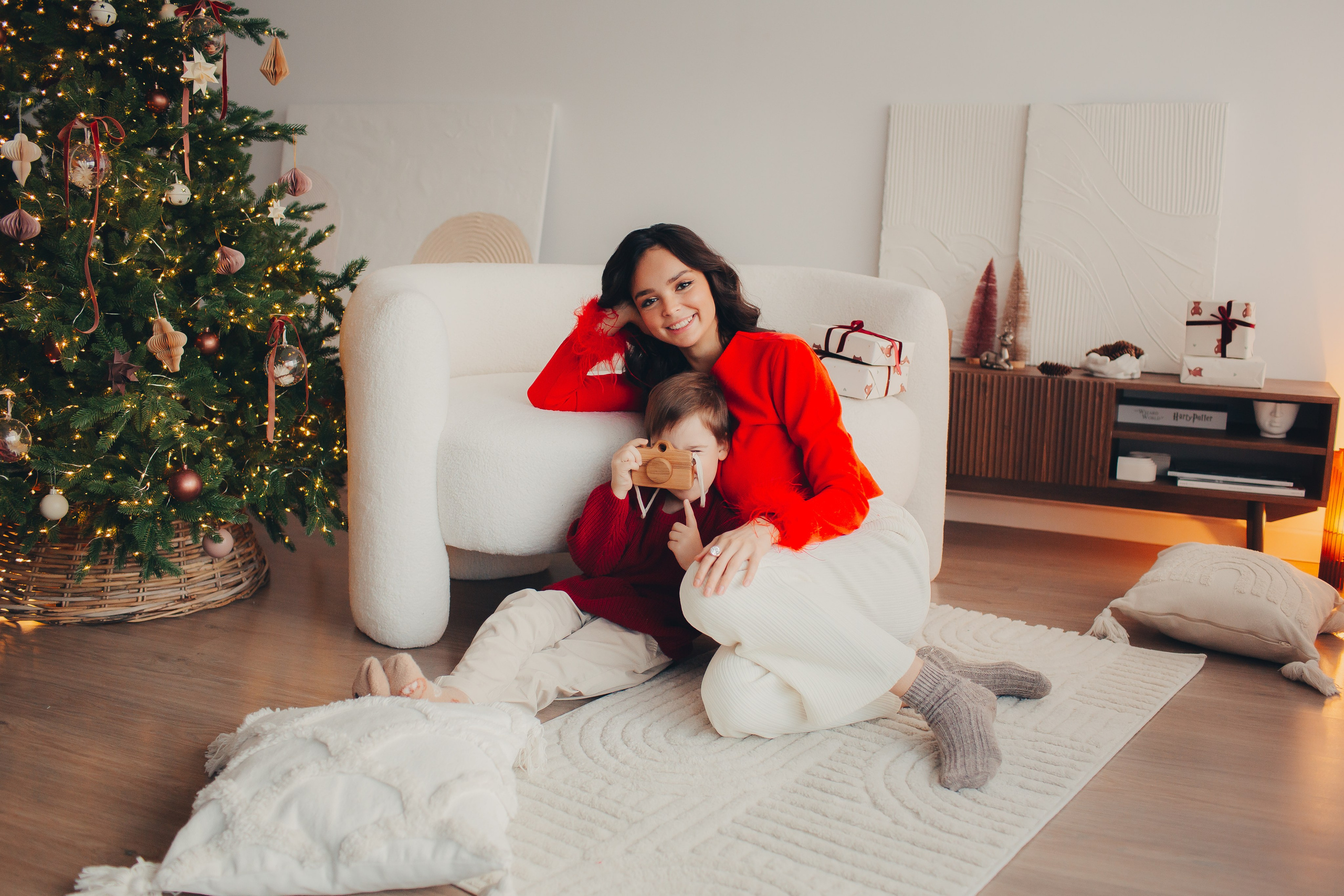 Новогодняя съёмка в студии. Фотограф Евгения Мальцева, Архангельск