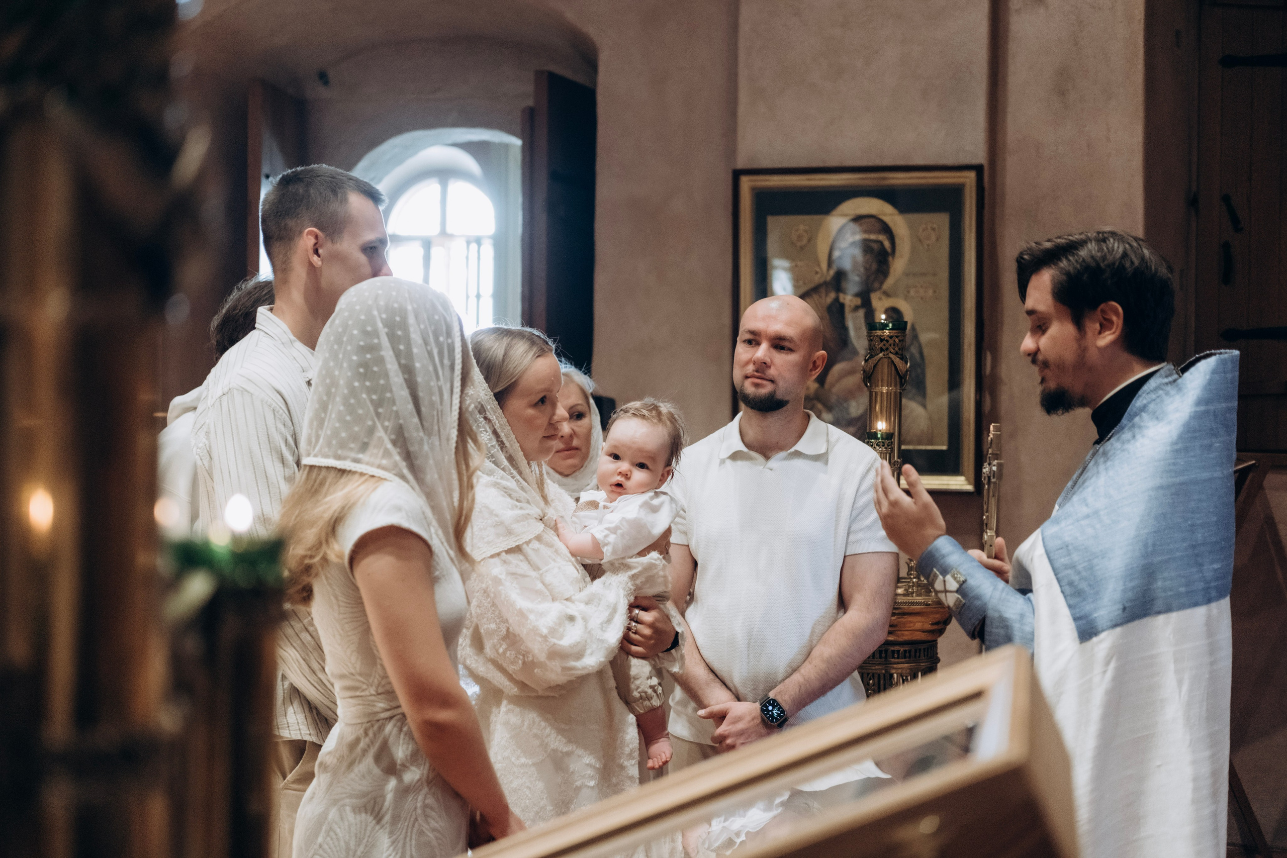 Таинство крещения Макария. Главная