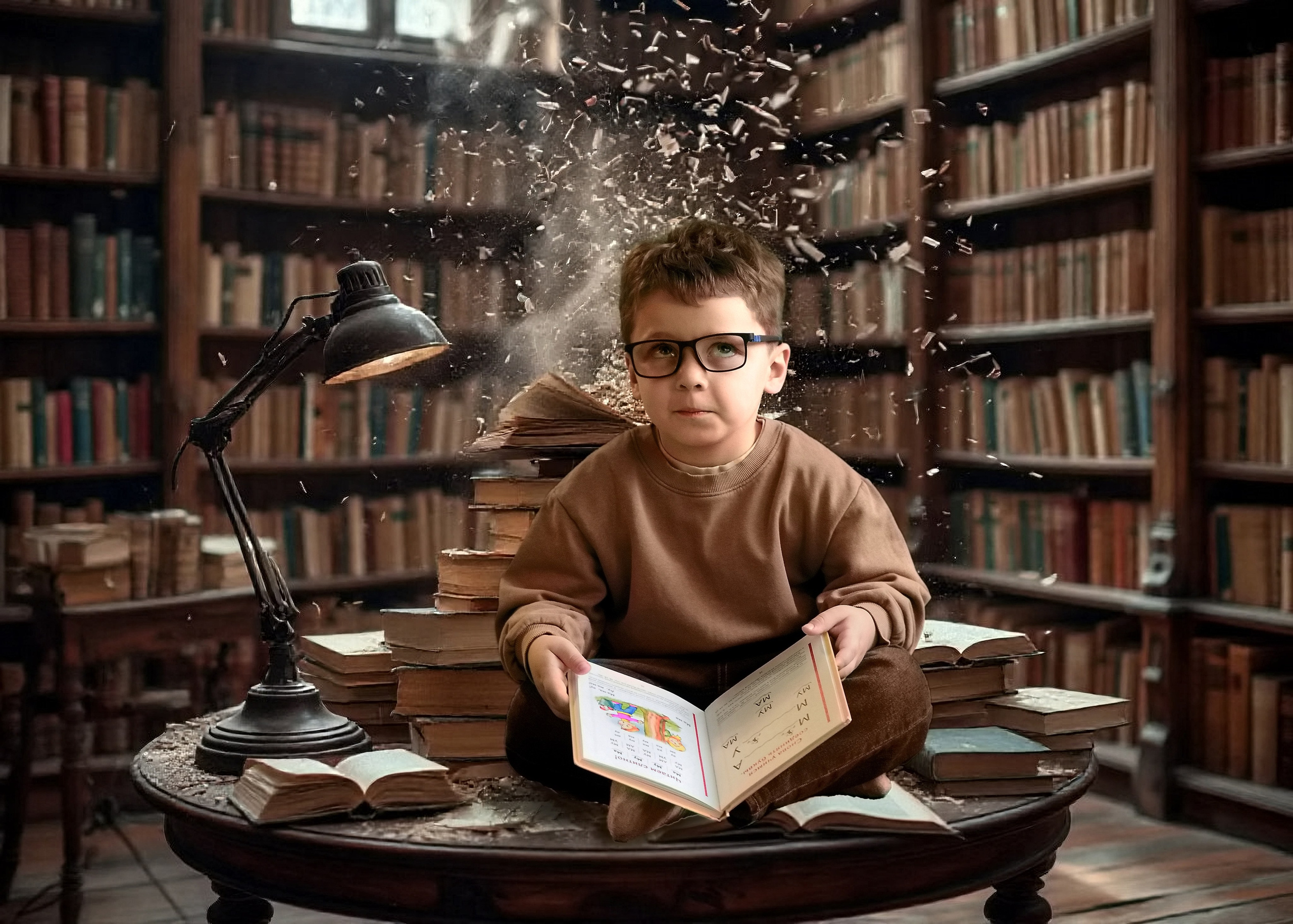 Библиотека. Арт-фотограф Олег Голишников. Творческая мастерская