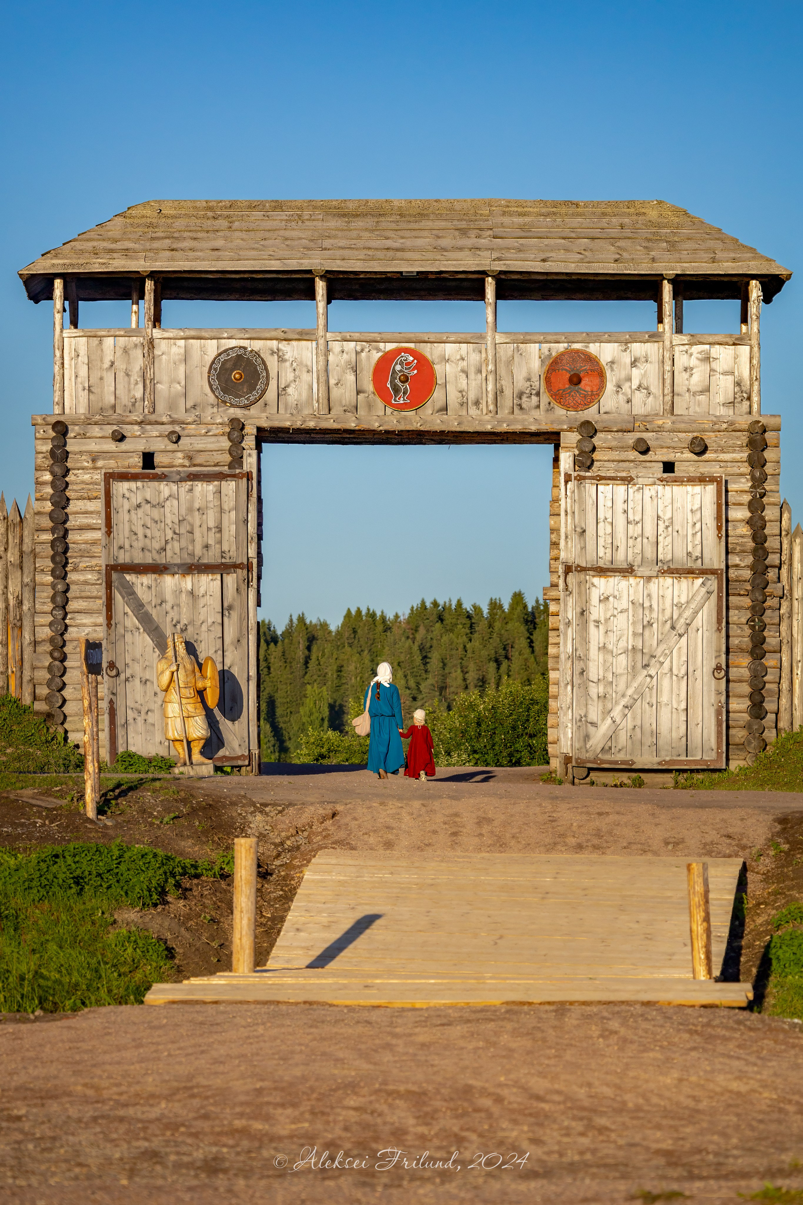 Исторический парк «Бастiонъ» (фестиваль «Карельская Земля» 2024 г.). Аэросъемка. Фото и Видео в Карелии. Алексей Фрилунд