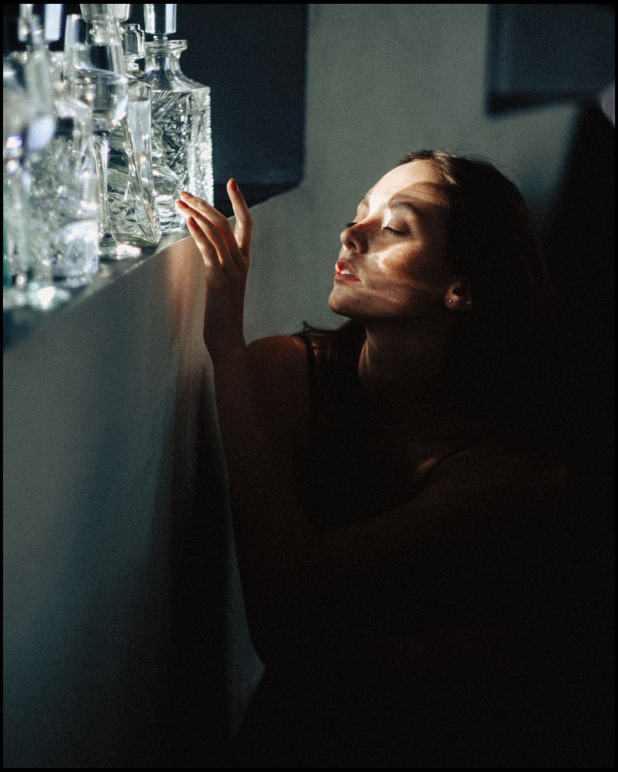 Арт фотосессия с необычной идеей в студии в Москве