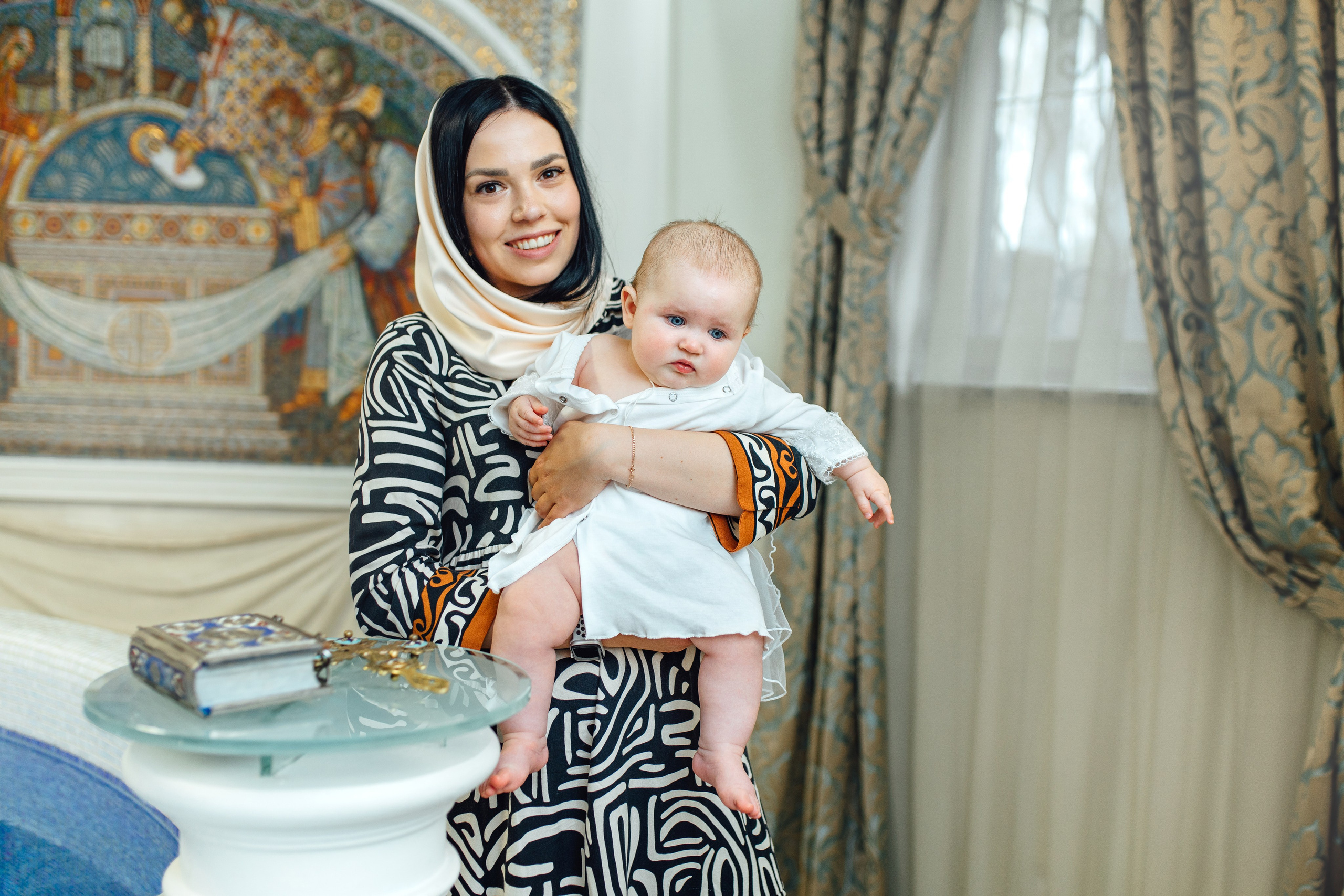 Таинство крещения Софии, апрель 2024