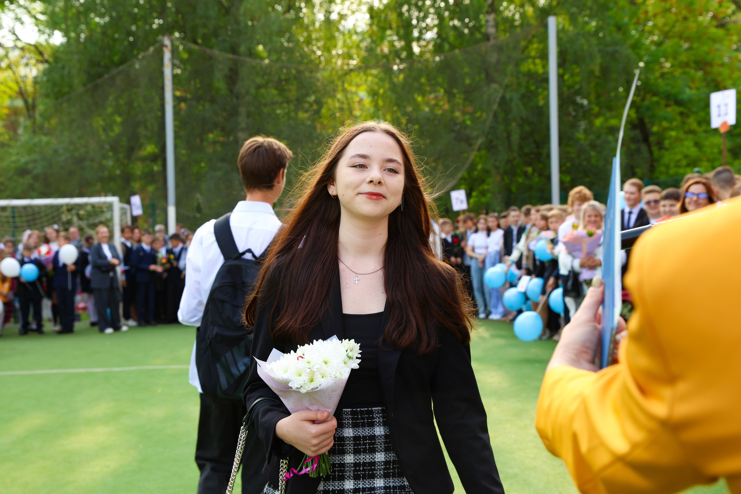 1 сентября в школе № 500. Фотограф Дарья Попова