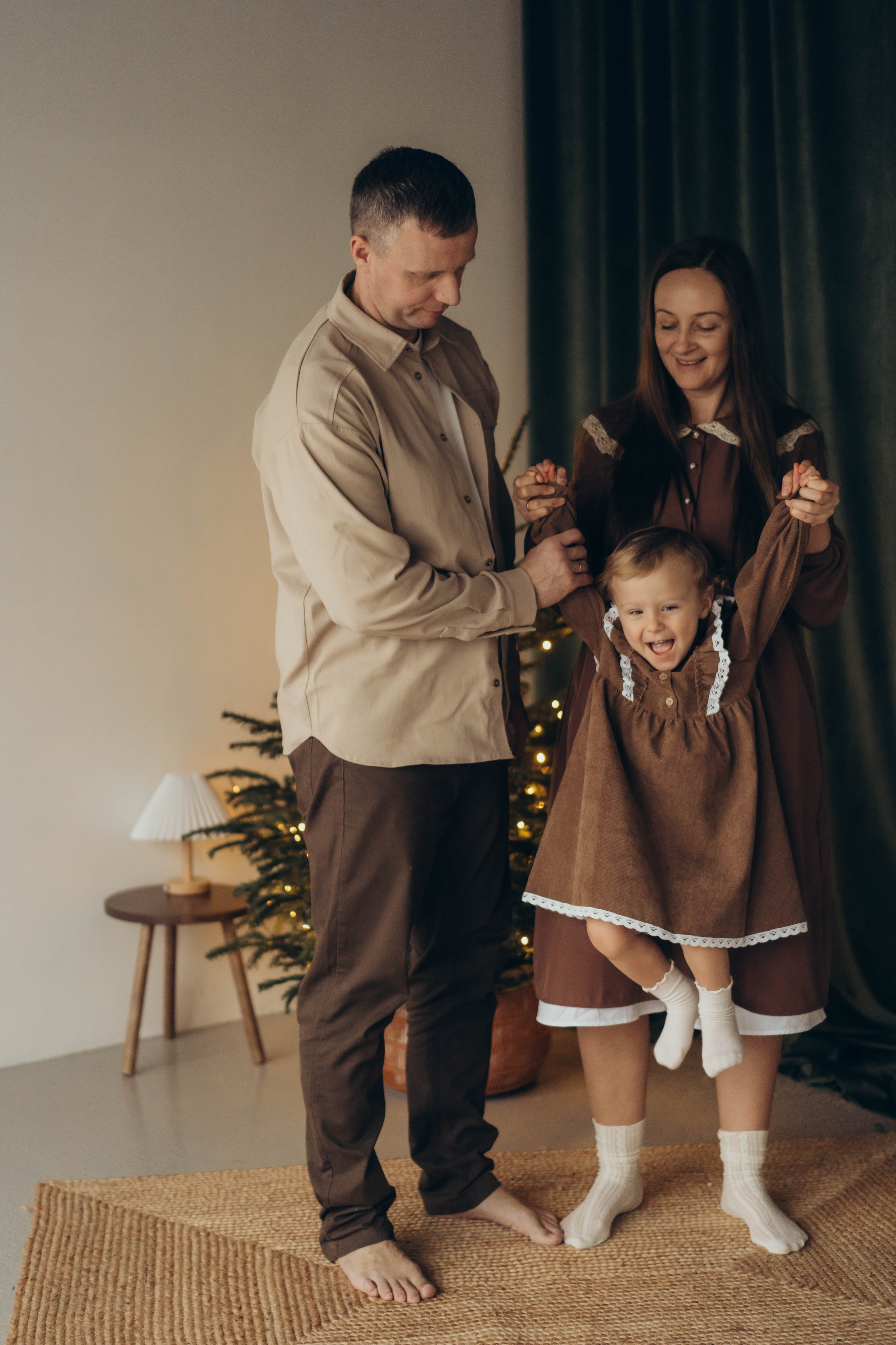 Екатерина, Николай и малышка Аня