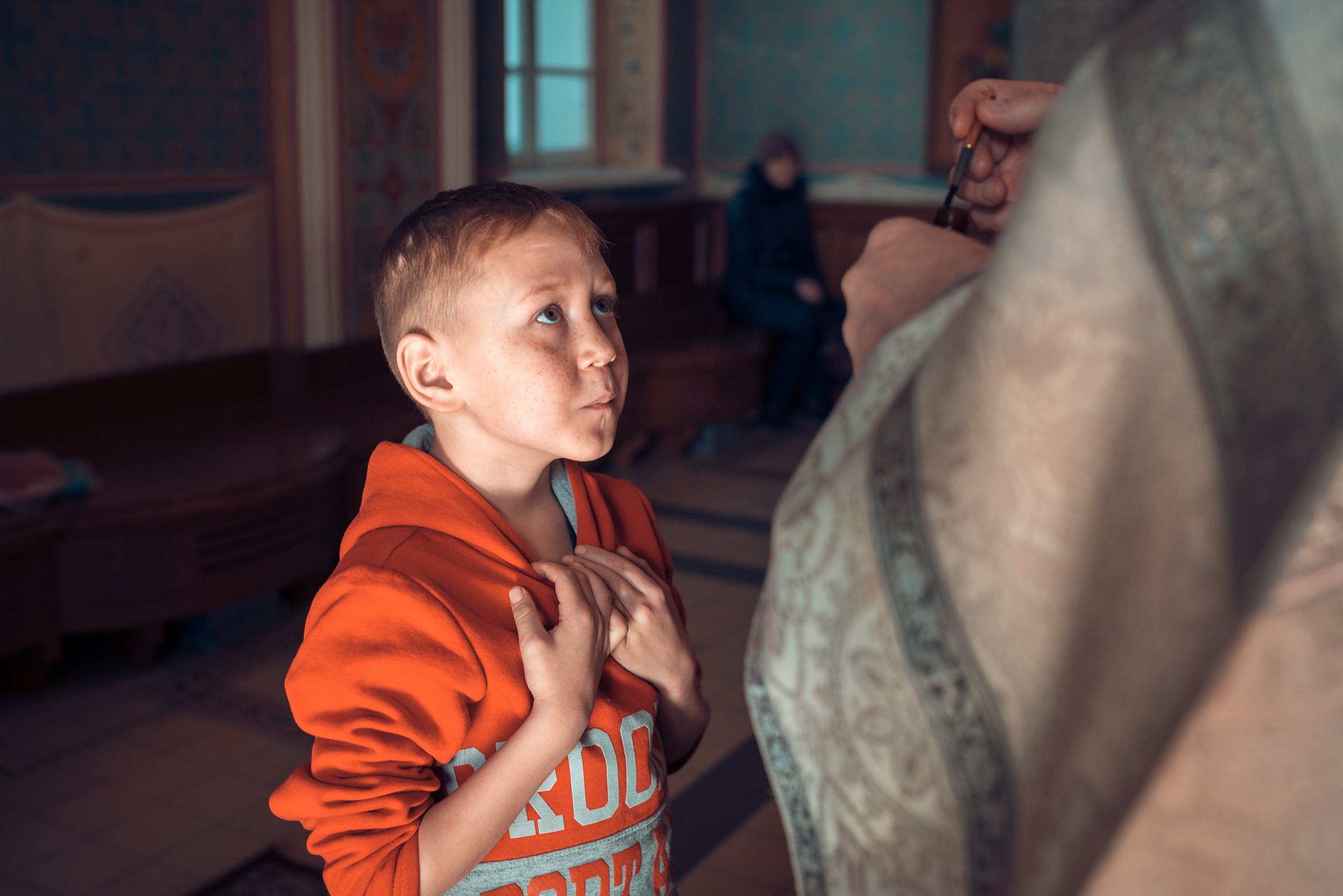 Крещение деток из Емельяновского детского дома. Фотограф на Крещение и Венчание в Красноярске Рамазанова Юлия