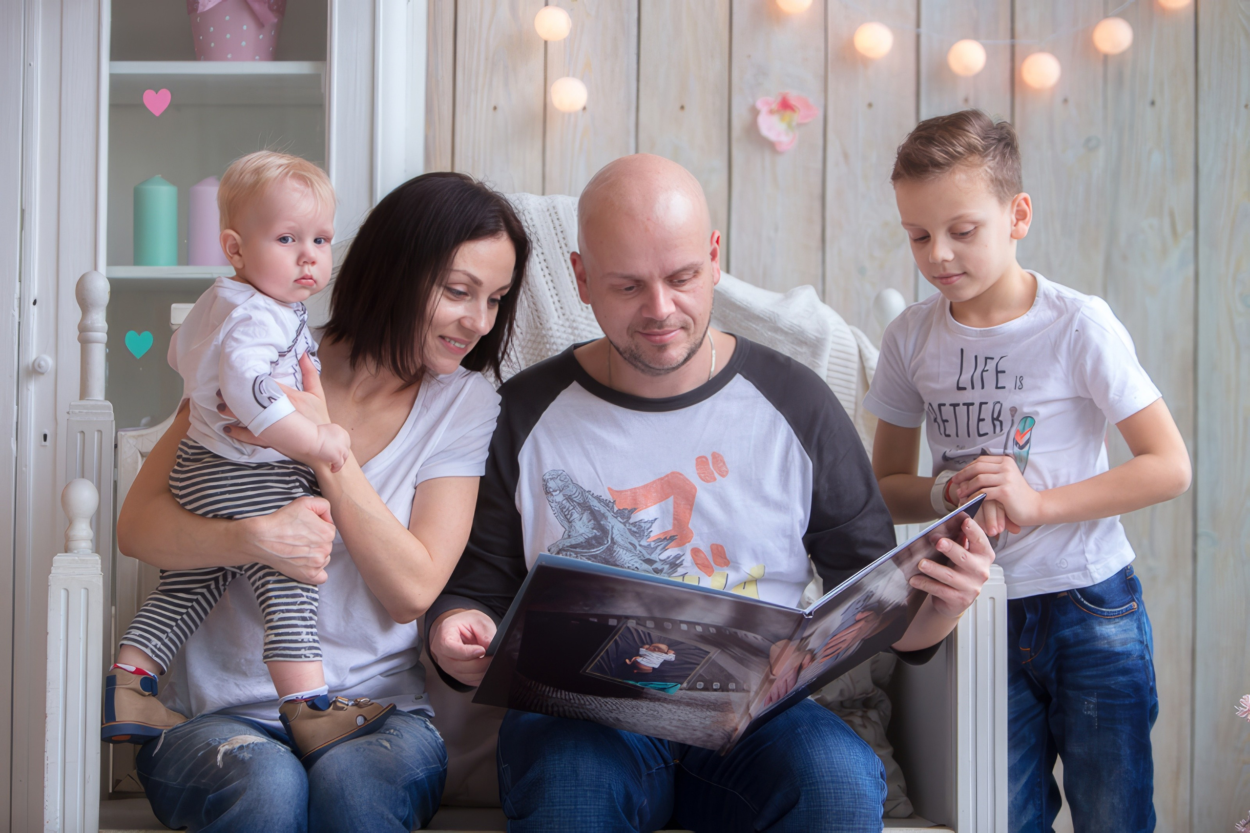 Семейная фотосессия на годик. Фотограф и режиссер Московко Екатерина