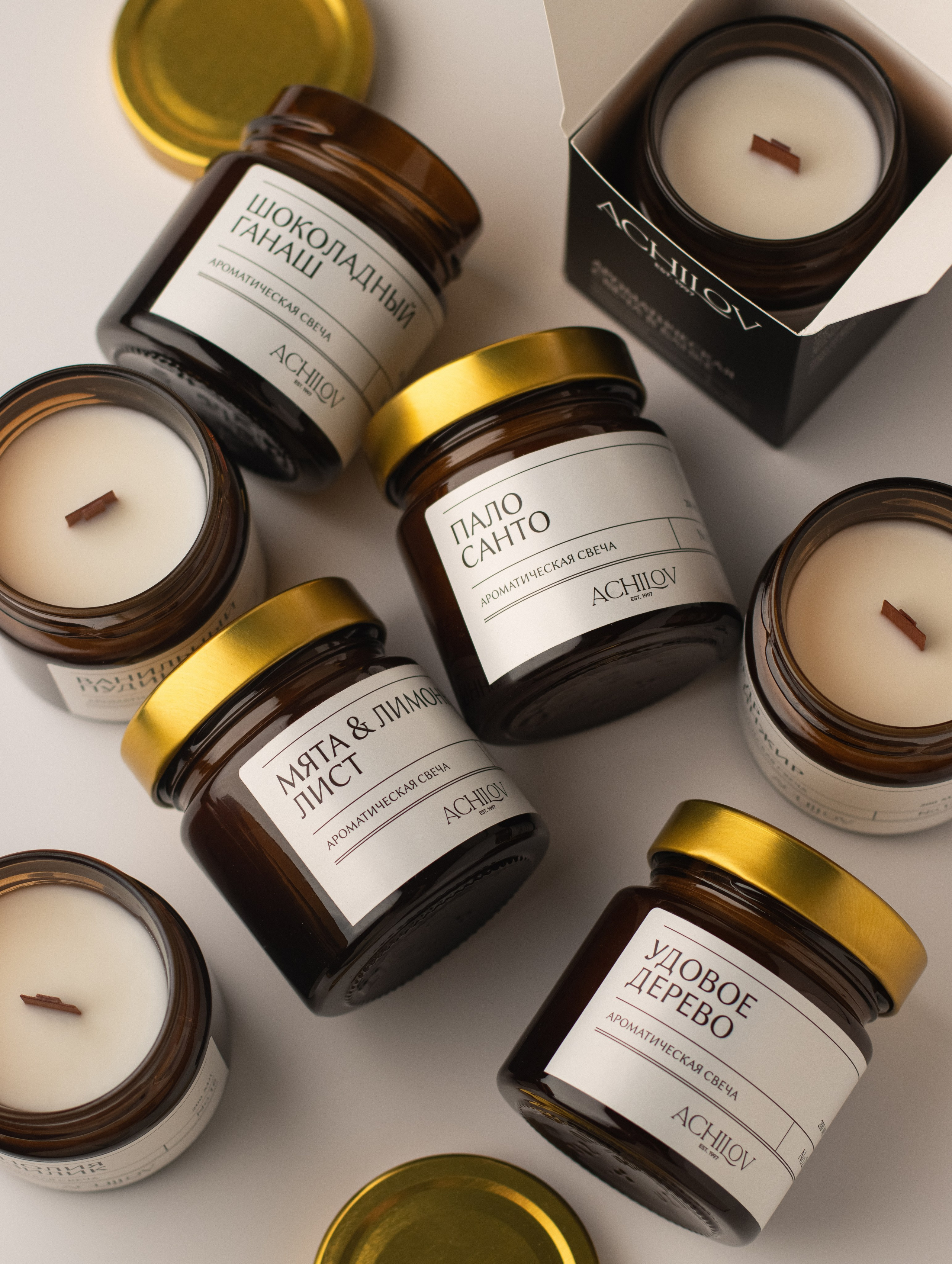 Свечи ACHILOV. Предметный фотограф в Балашихе Анастасия Михайлова