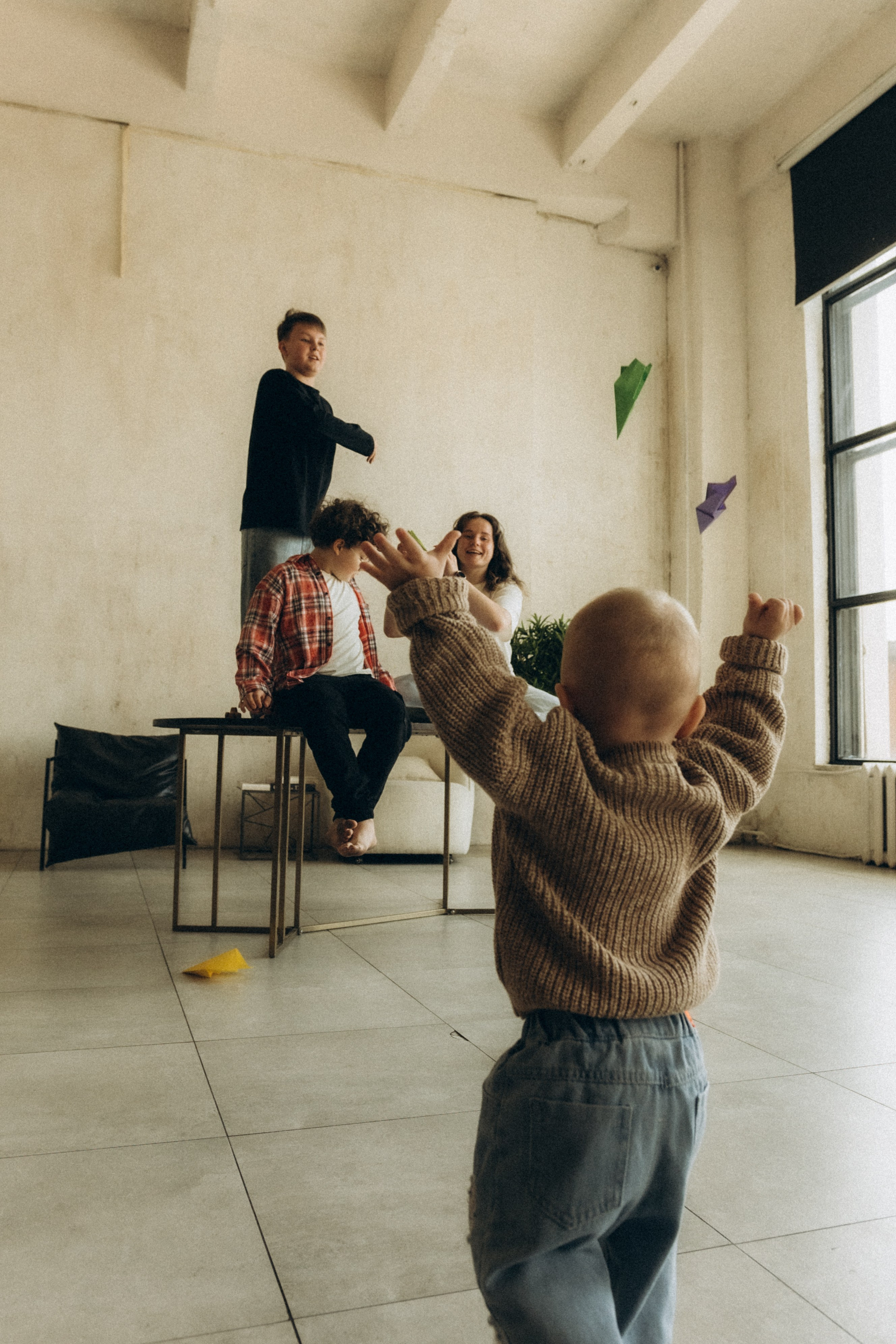 Ильнара и сыновья. Гаврилова Настя семейный фотограф lifestyle в Москве