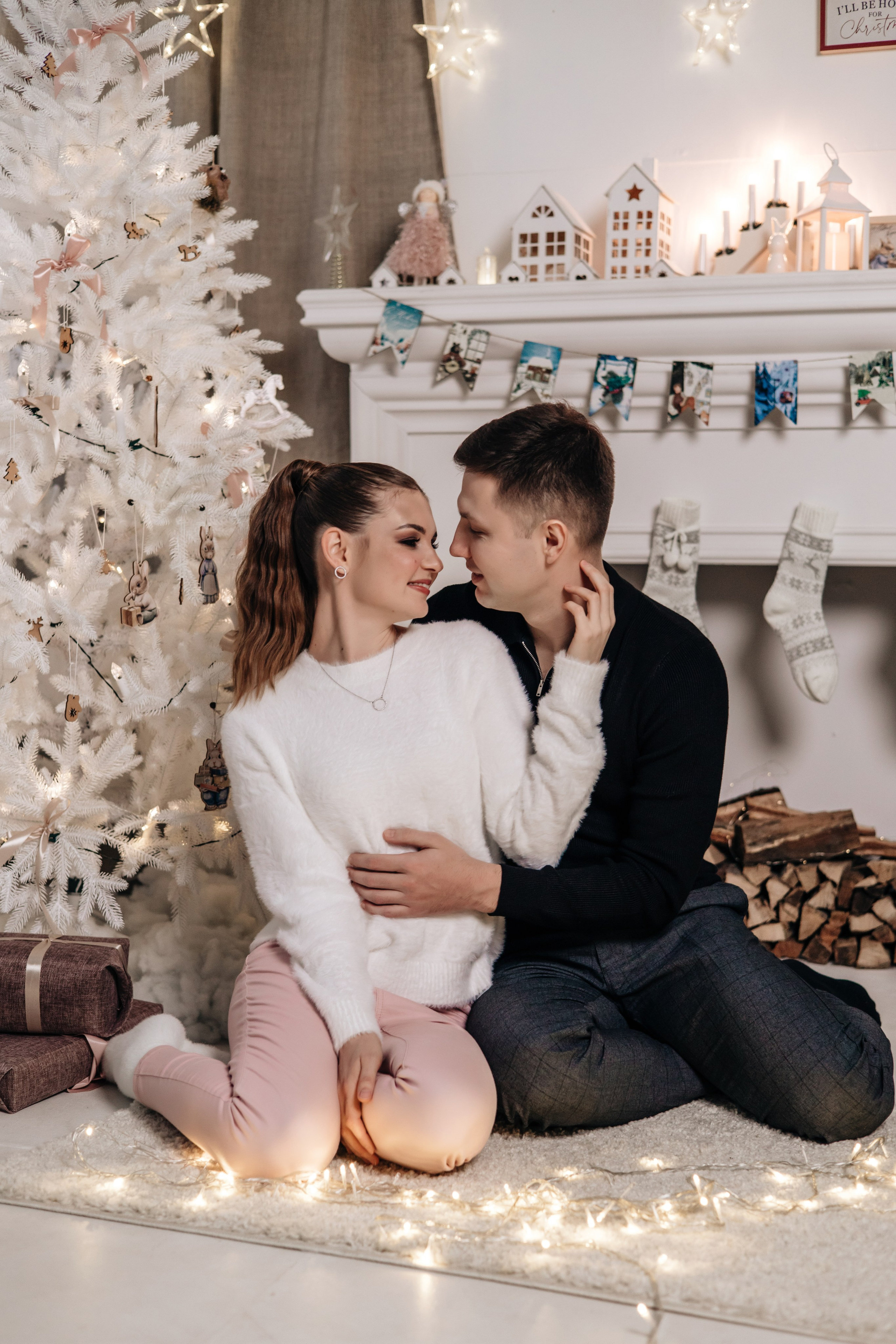 Семейная новогодняя фотосессия. Свадебный фотограф и видеограф Саша и Таня в Саратове