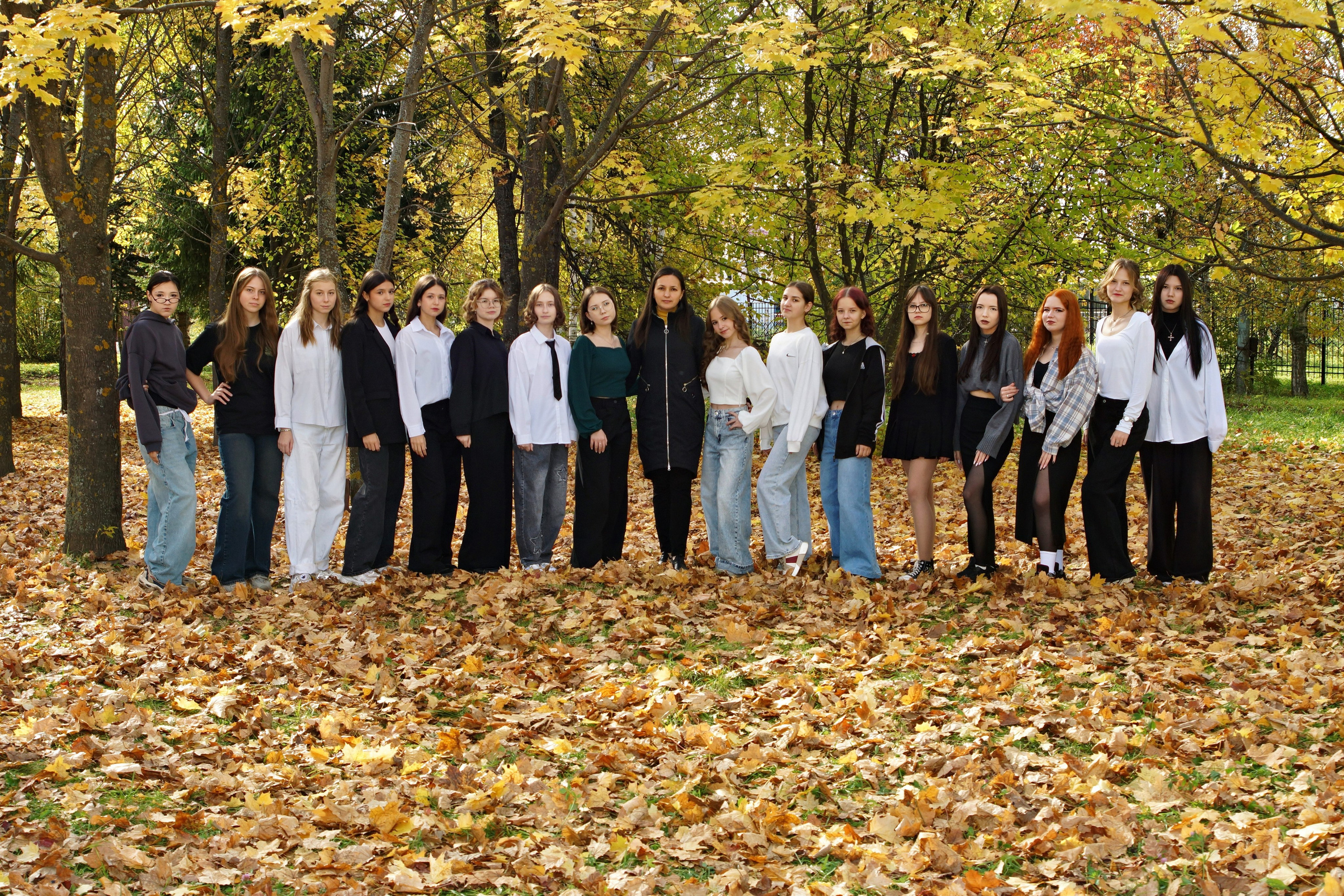 Осенняя фотосессия в школе г. Йошкар-Ола