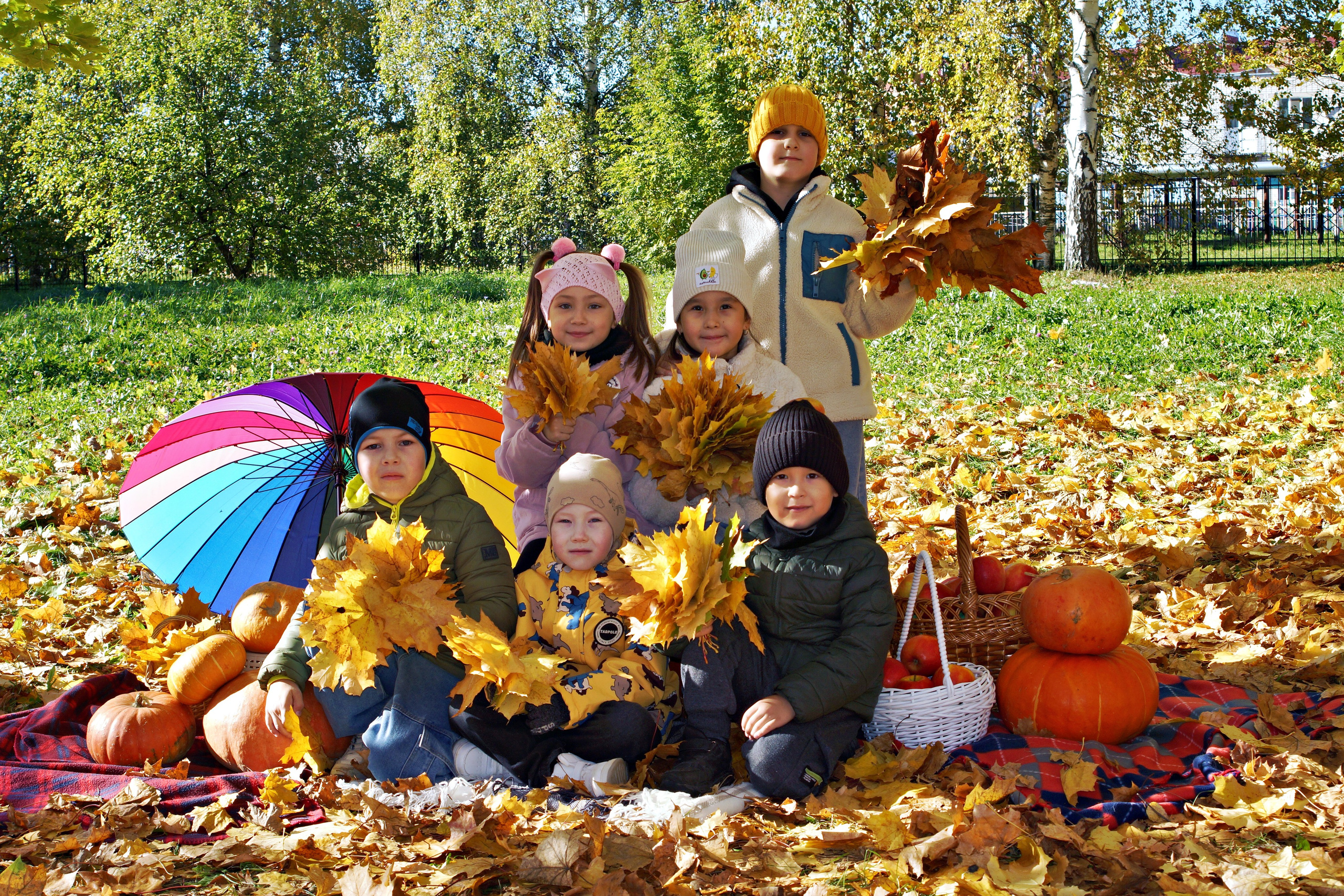 Осенняя фотосессия в детском саду г. Йошкар-Ола