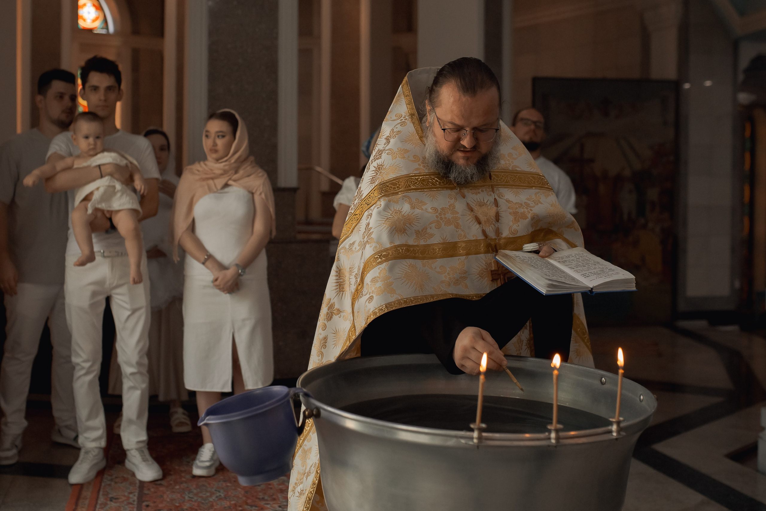 Крещение Марка. Фотограф на Крещение и Венчание в Ташкенте